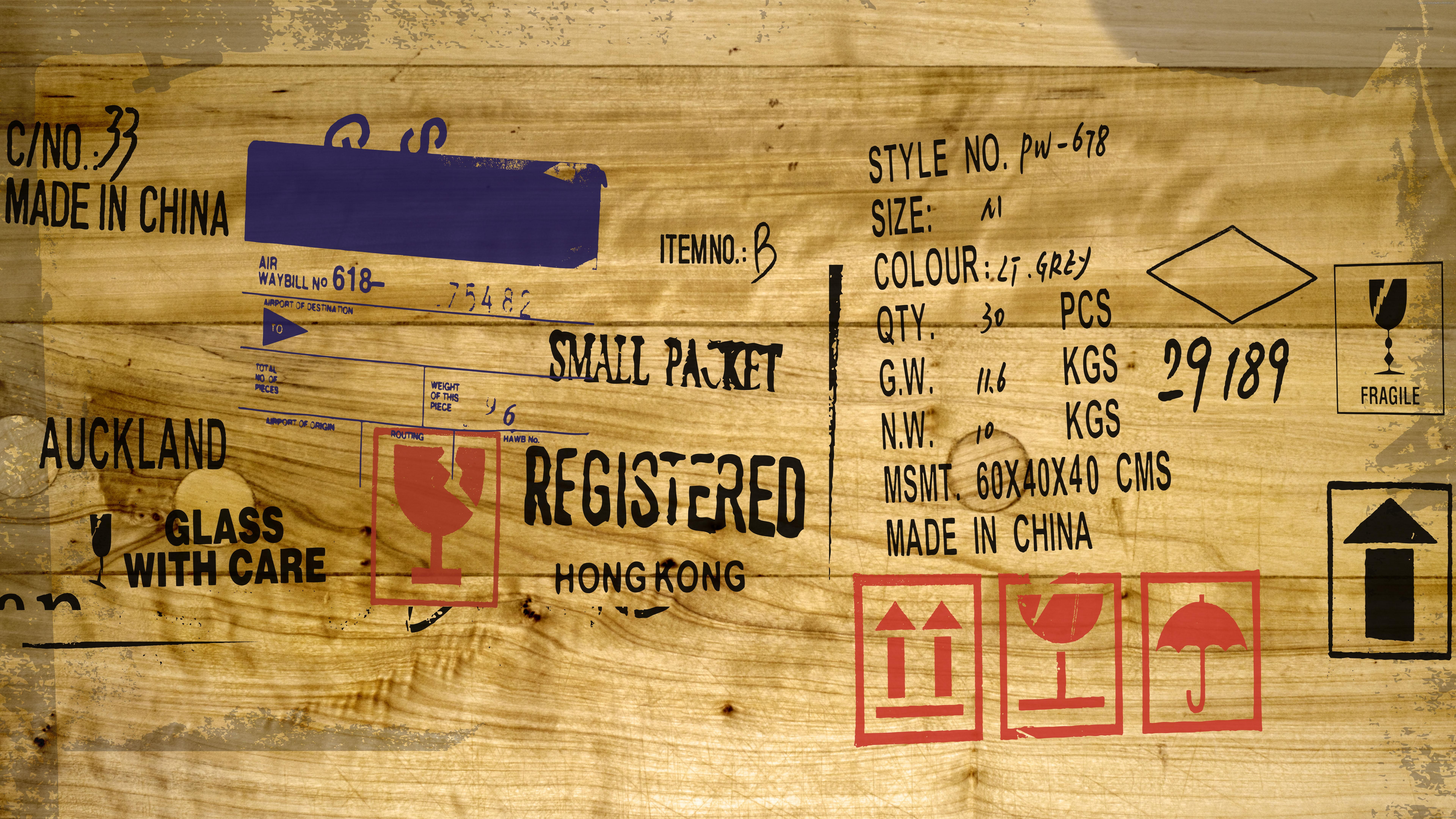 abstract, cardboard, case, carrying, text, box, diverse, 8K, HD Wallpaper