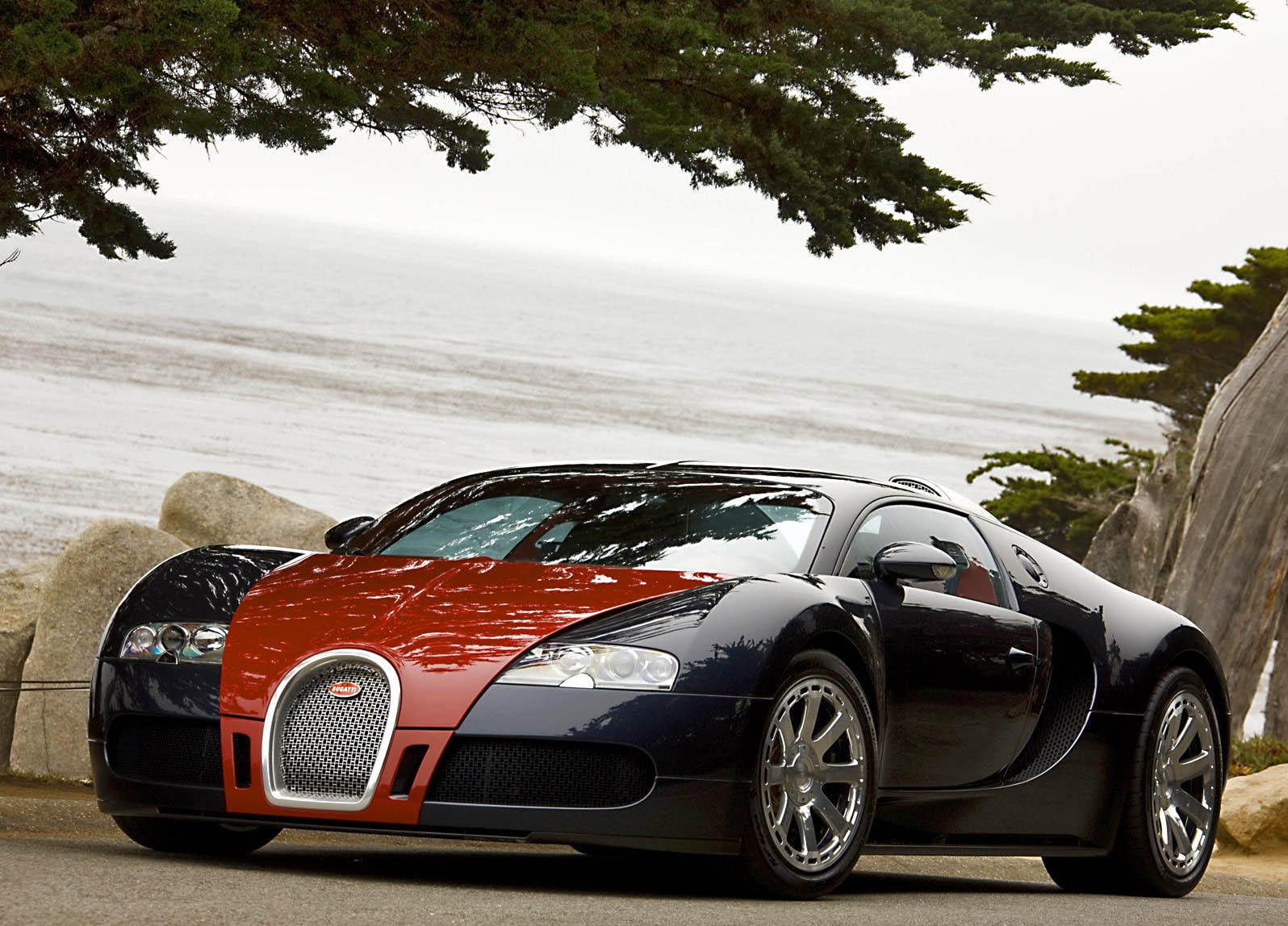 bugatti, herm, day, land vehicle, nature, no people, convertible, luxury, wealth, road, plant, veyron, red, outdoors, car, par, mode of transportation, HD Wallpaper