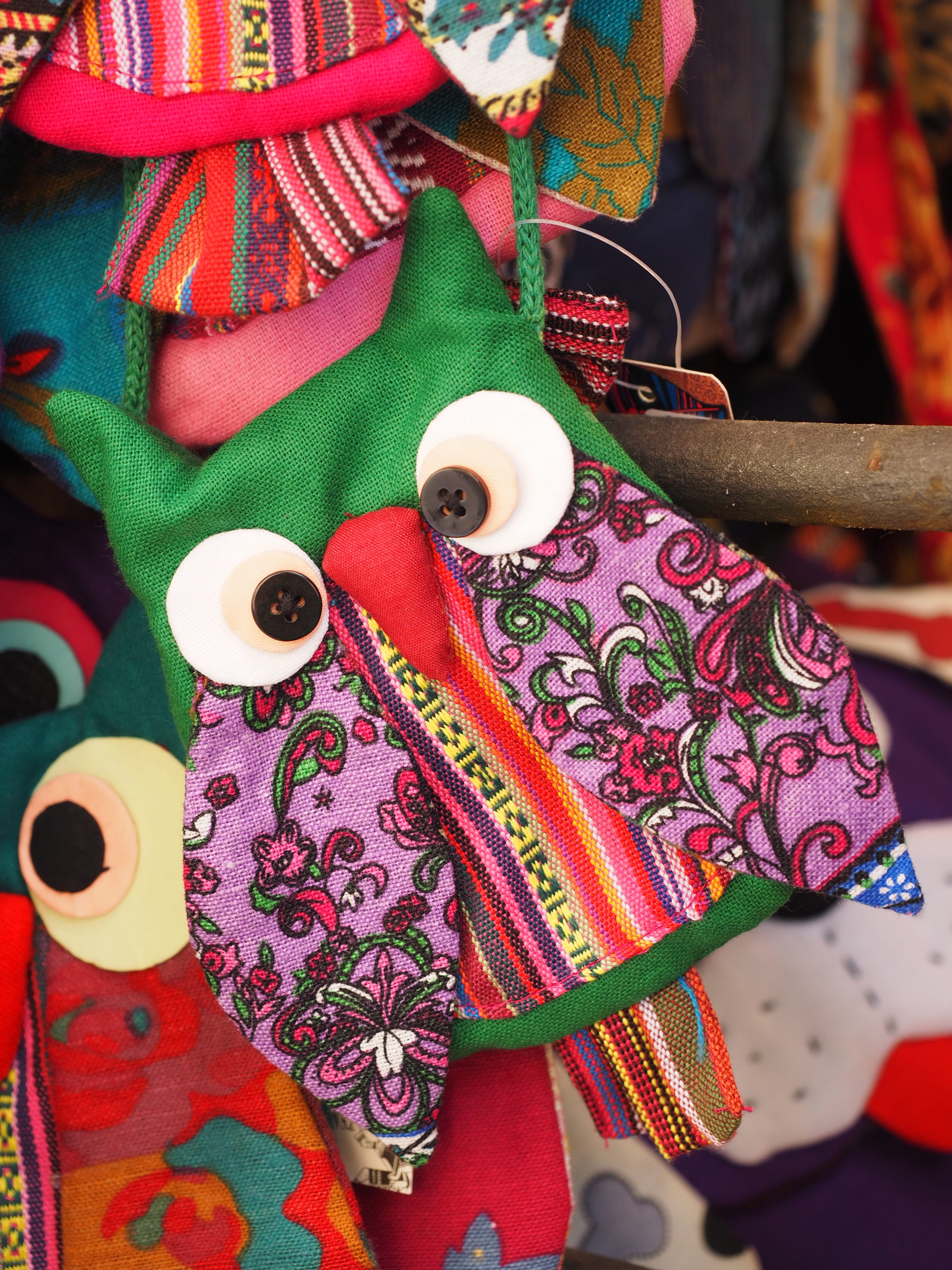 doll, pattern, 4K, owl, bird, market, colorful, floral pattern, creativity, art and craft, close-up, still life, large group of objects, retail display, Phone HD Wallpaper