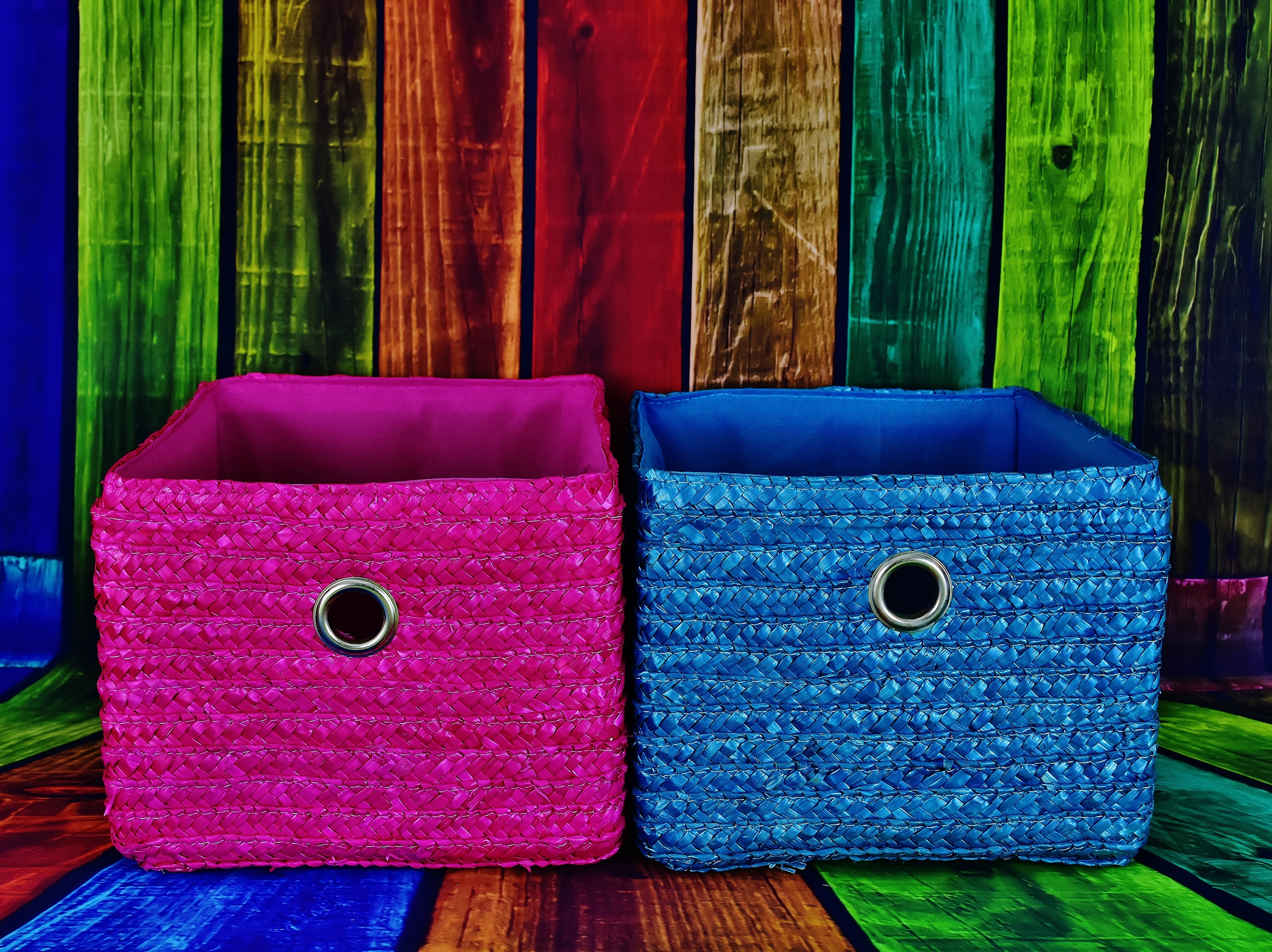 blue, purple, pillow, home interior, furniture, still life, baskets, wood - material, pink, background, close-up, softness, textile, absence, sofa, curtain, HD Wallpaper