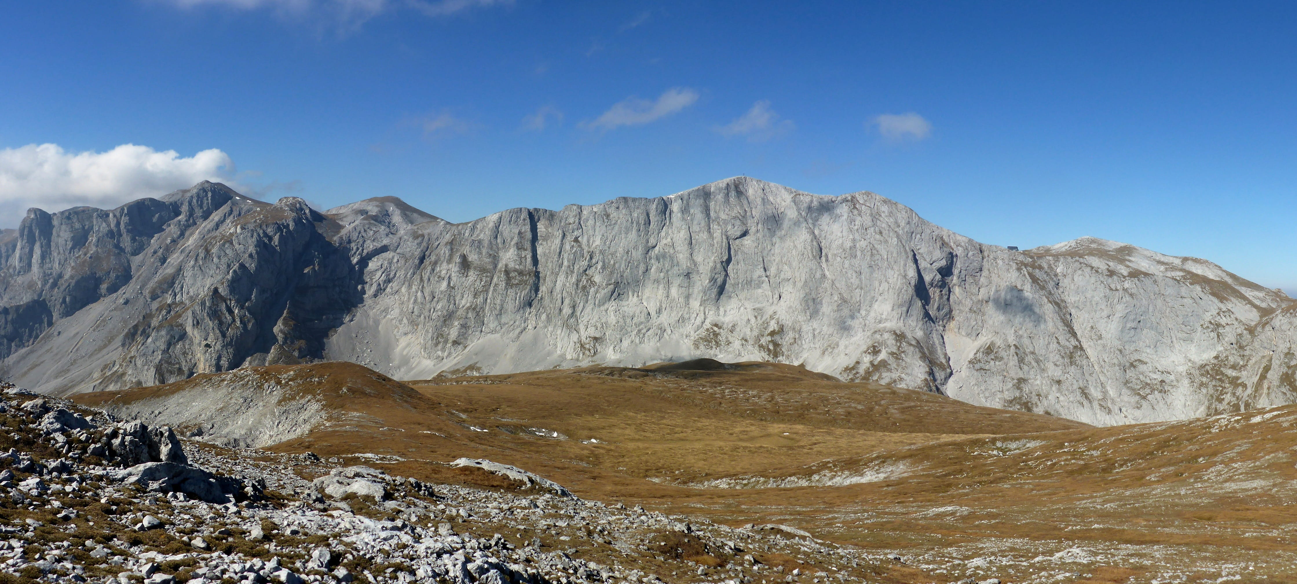 4K, austria, nature, rock - object, outdoors, landscape, non-urban scene, day, beauty in nature, panorama, land, formation, cloud - sky, tranquility, mountain range, HD Wallpaper