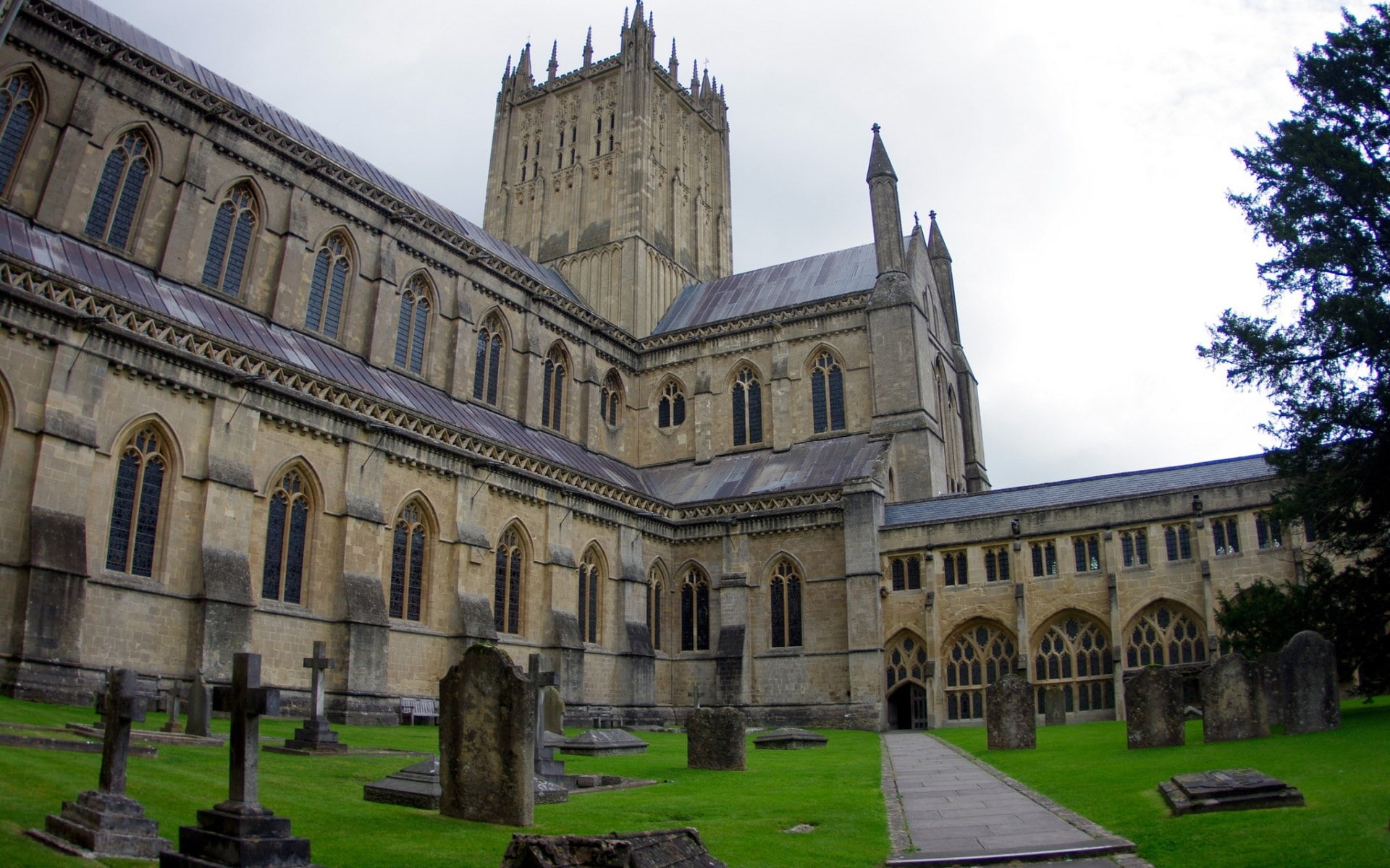 1080P, wells cathedral, HD Wallpaper