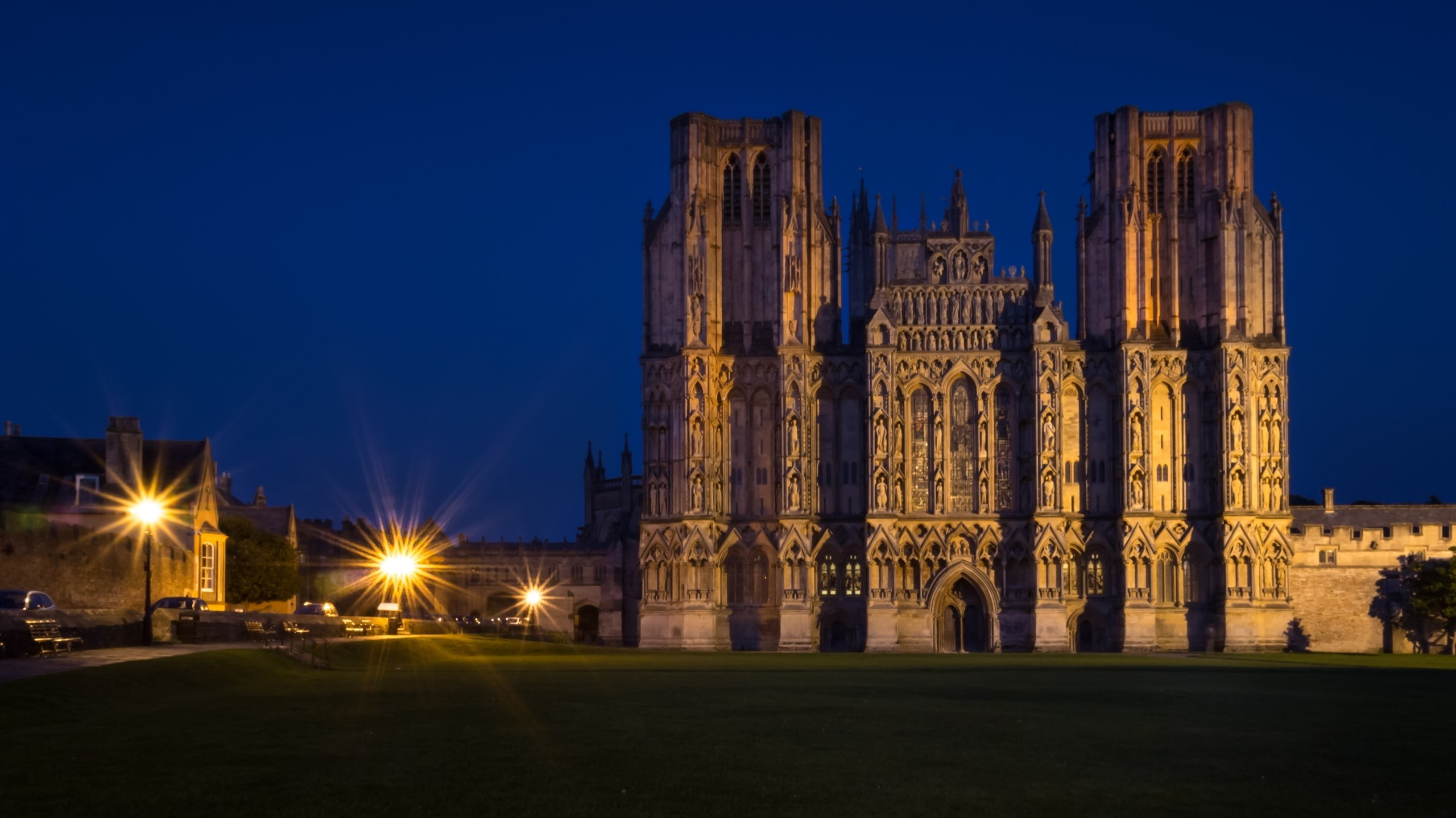 wells cathedral, 2K, HD Wallpaper