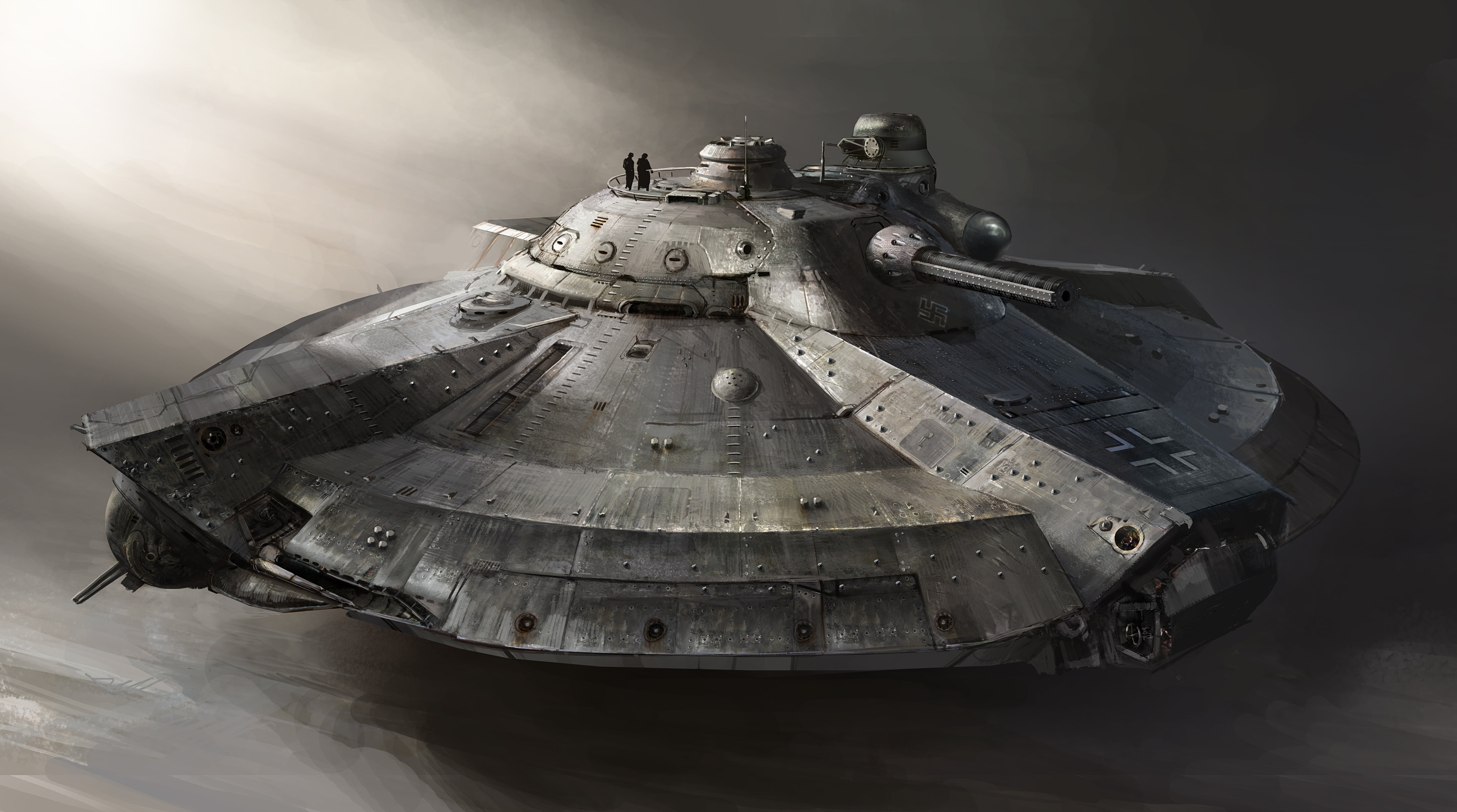 weapon, nature, fascism, mode of transportation, conflict, machinery, aggression, plane, old, day, technology, transportation, nautical vessel, gray, futuristic, HD Wallpaper