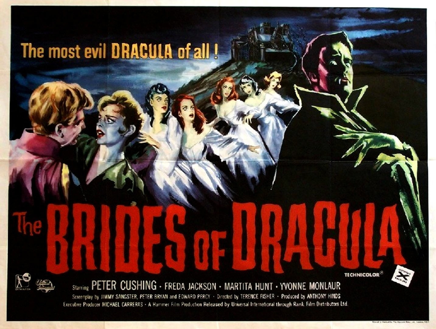 The Brides Of Dracula, Movie, Dracula, 720P, HD Wallpaper
