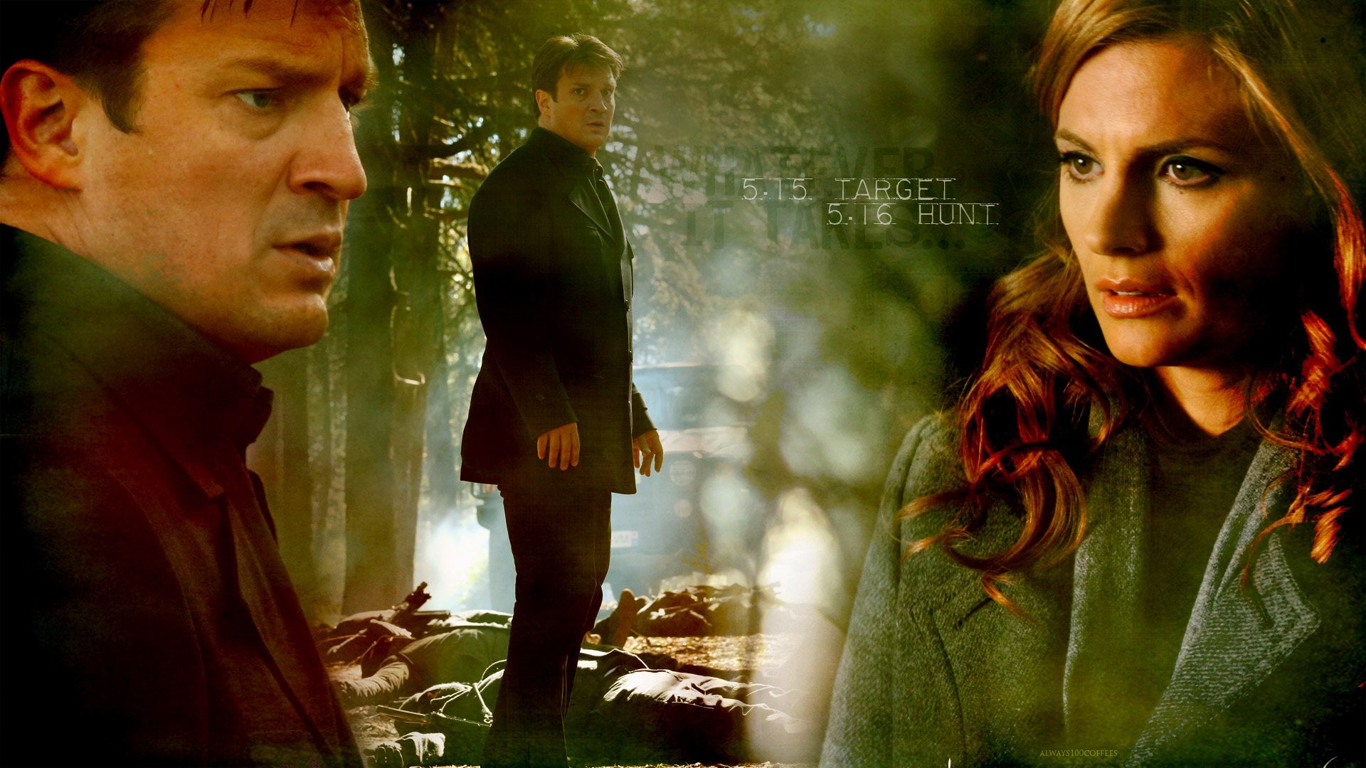 series, castle, 1080P, comedy, drama, crime, HD Wallpaper