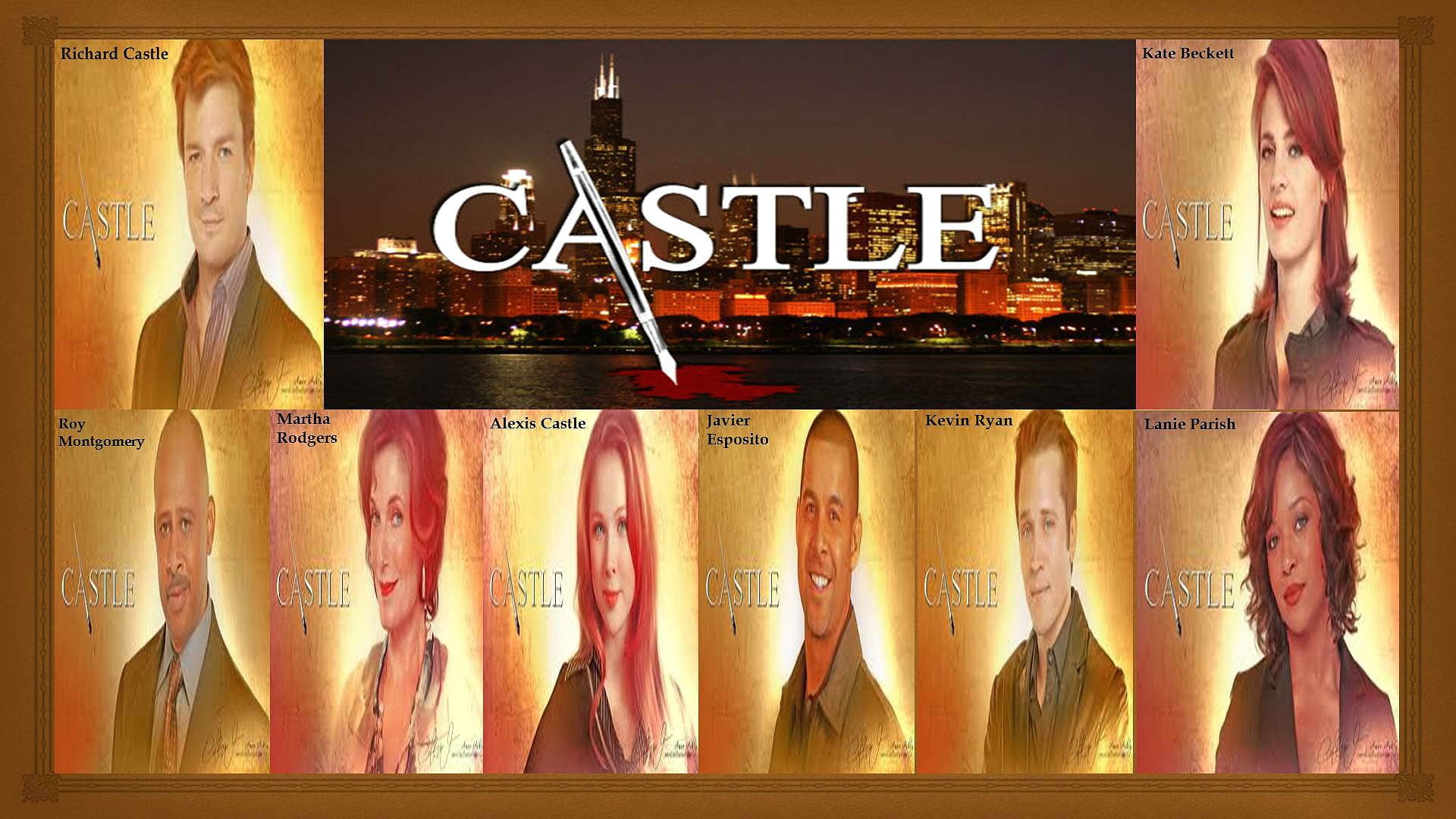 drama, crime, comedy, castle, series, 1080P, HD Wallpaper