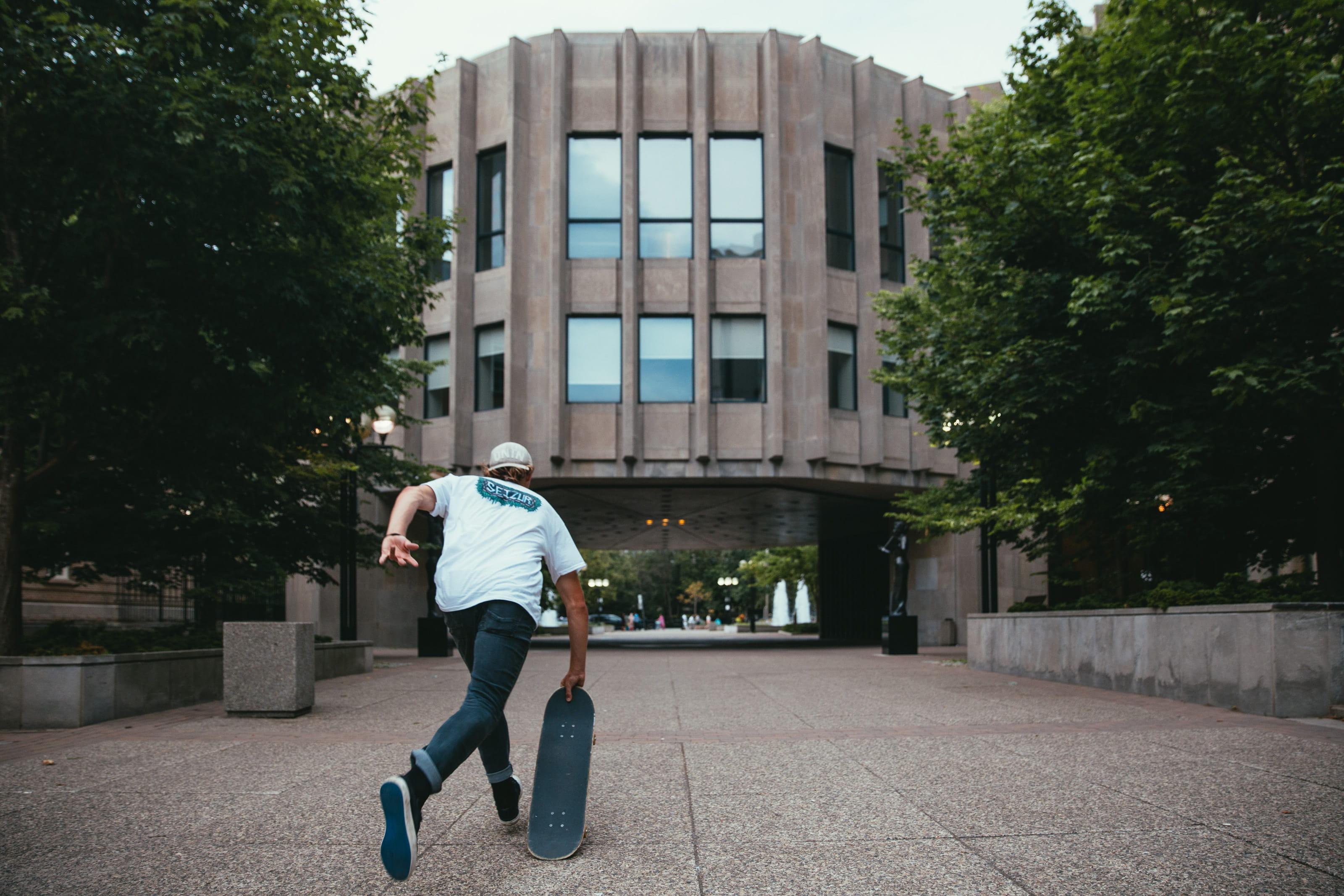 activity, young, jump, extreme, taking, street, building exterior, skateboarding, leisure activity, energy, building, lifestyles, recreation, 2K, elbow, HD Wallpaper