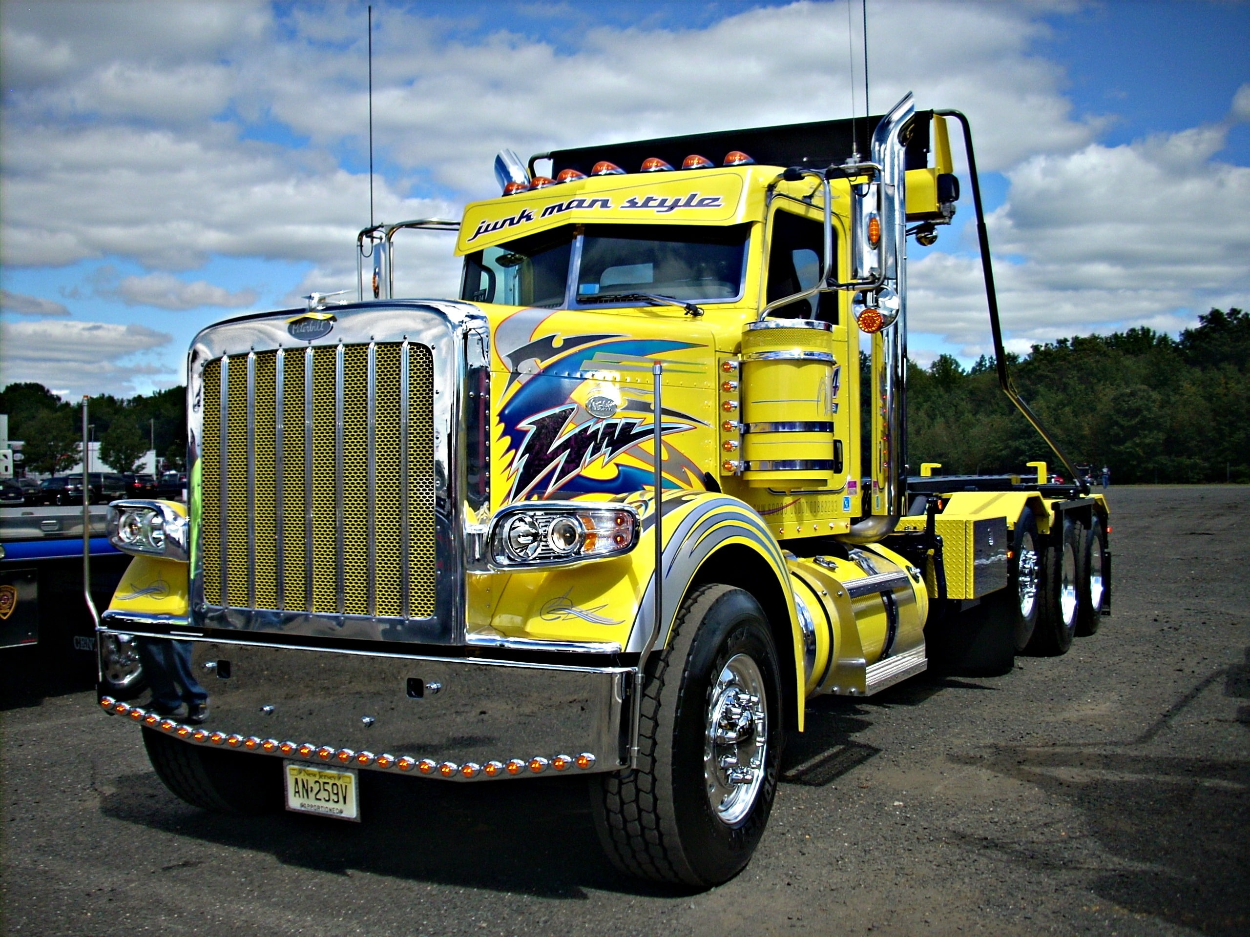 2K, hauler, refuse, peterbilt, HD Wallpaper