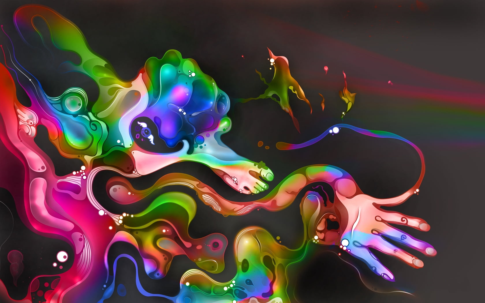 curve, computer Graphic, full frame, 720P, abstract, vibrant Color, creativity, choice, close-up, flowing, black Color, image, motion, abstract backgrounds, HD Wallpaper