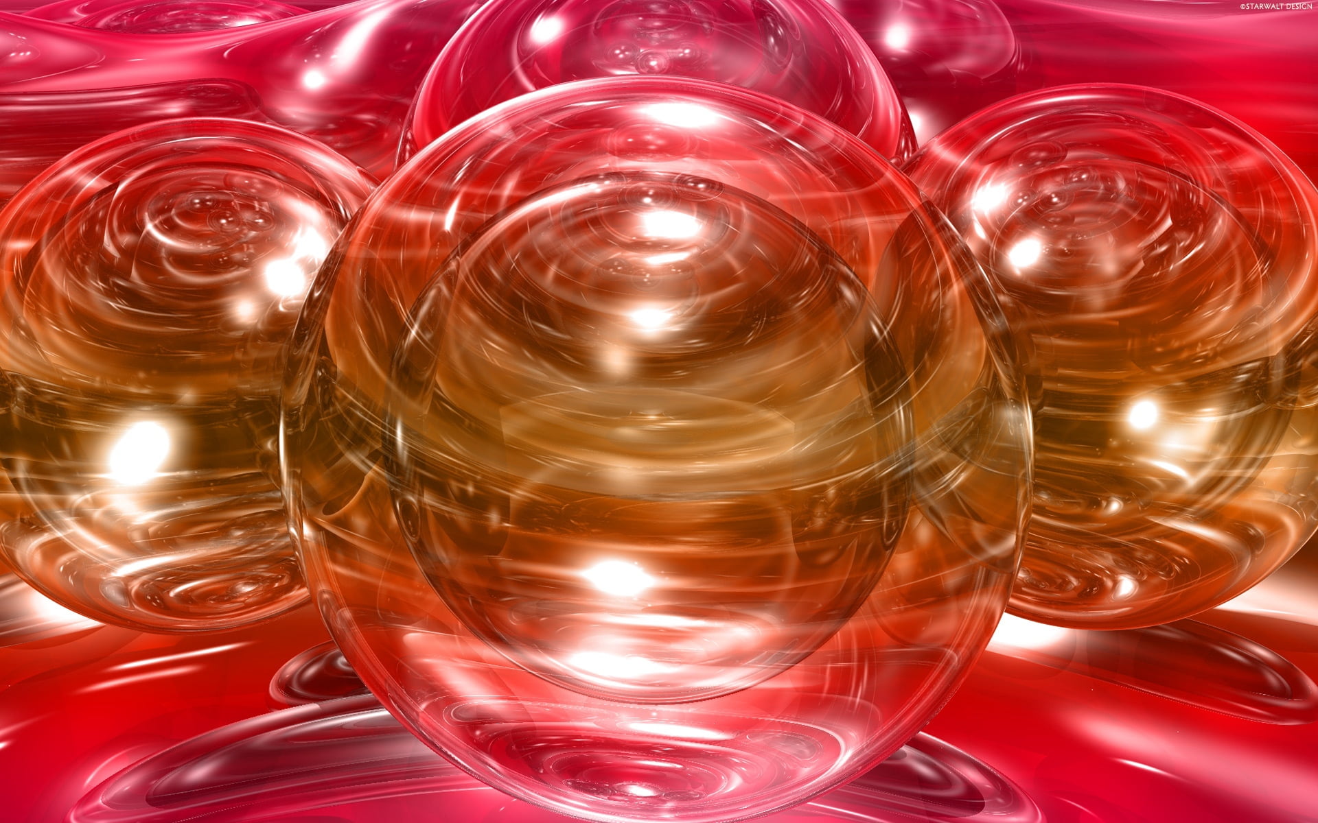 vibrant Color, pattern, divorce, shape, drink, no people, curve, transparent, red, glowing, colors, band, glass - material, balls, art, food and drink, HD Wallpaper