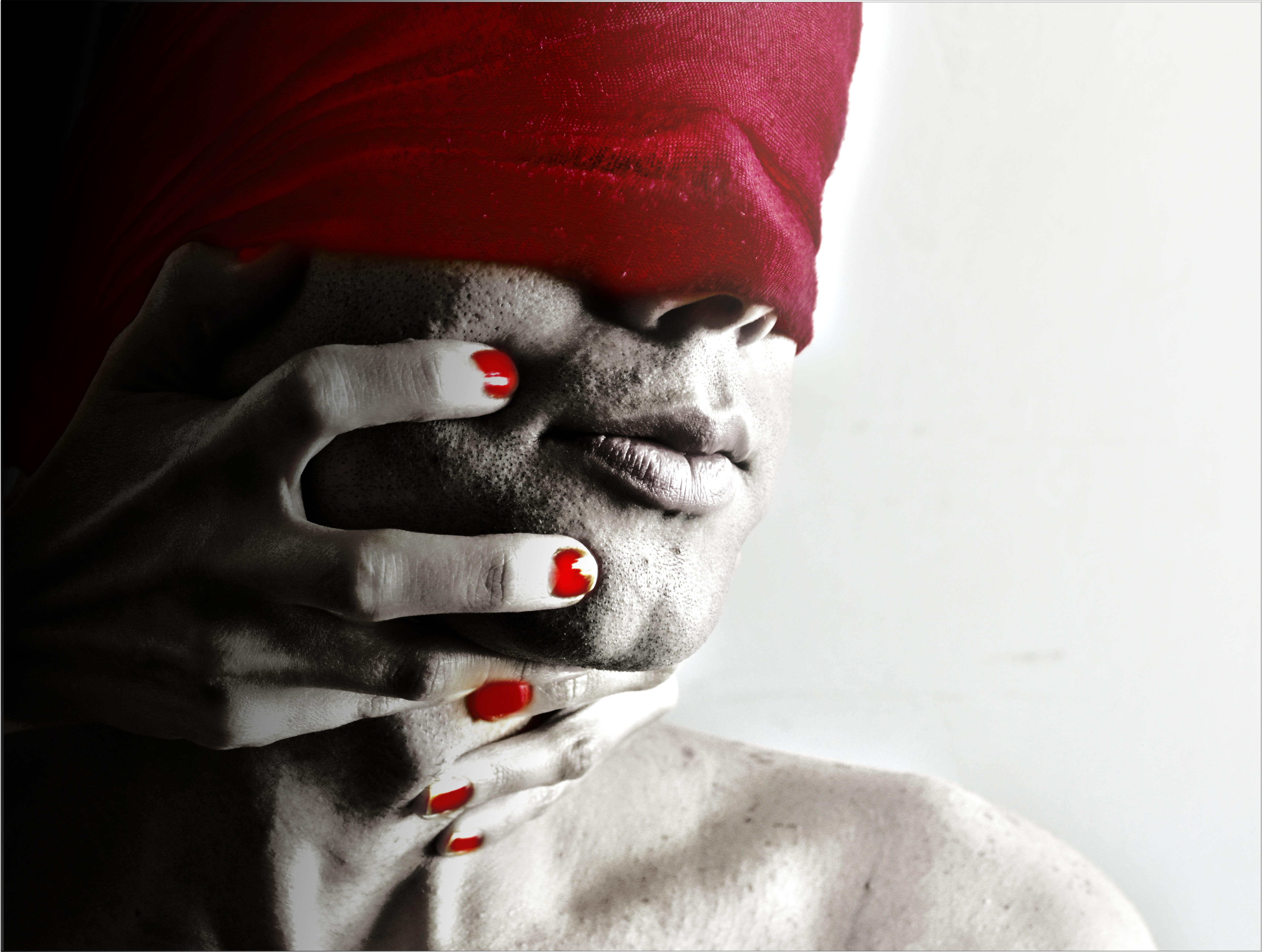 adult, suicide, human body part, make-up, contemplation, hand, failure, 5K, human face, human skin, indoors, divorce, human hand, headshot, close-up, human lips, HD Wallpaper