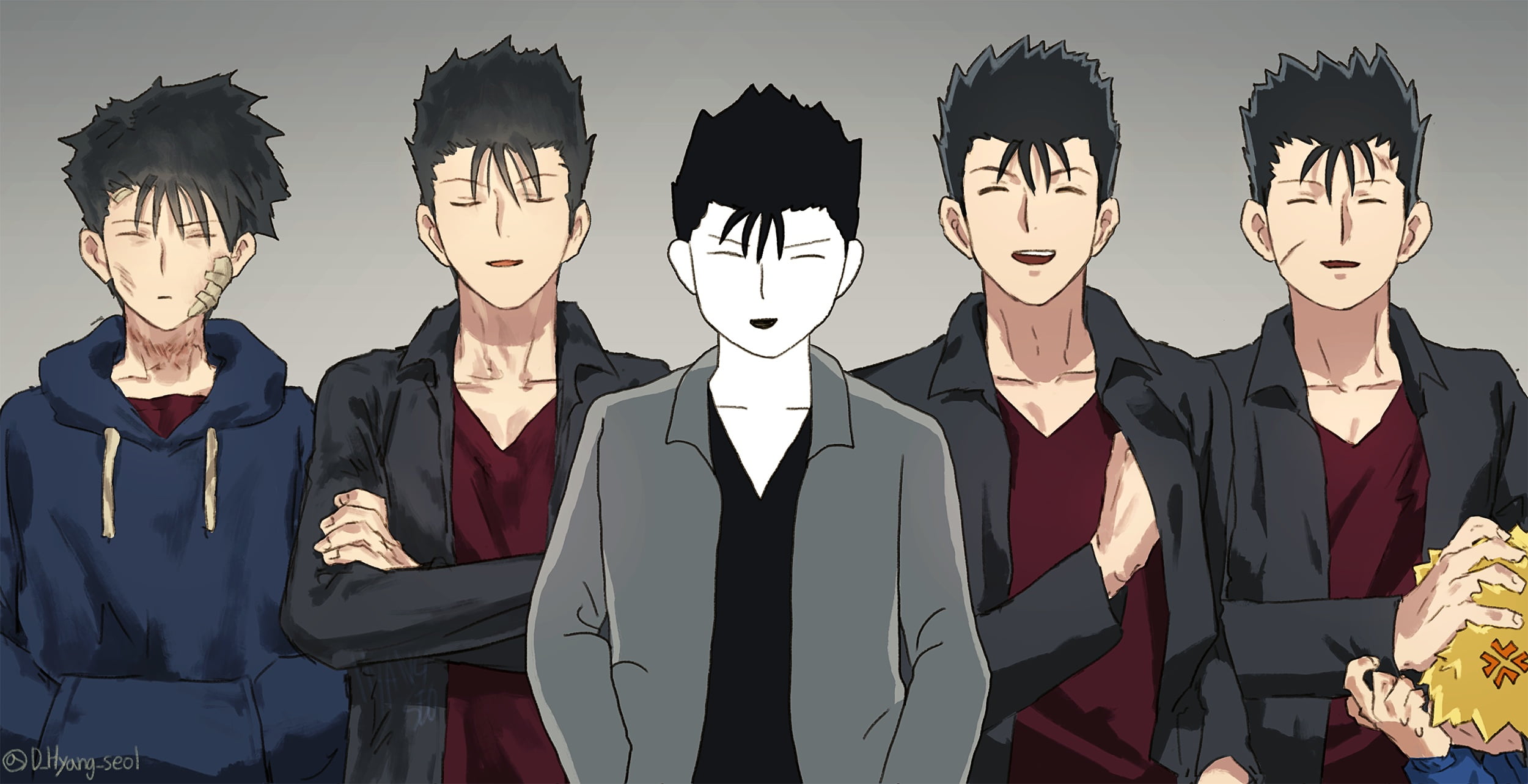 1080P, Ryo Shimazaki, Mob Psycho 100, Anime, HD Wallpaper