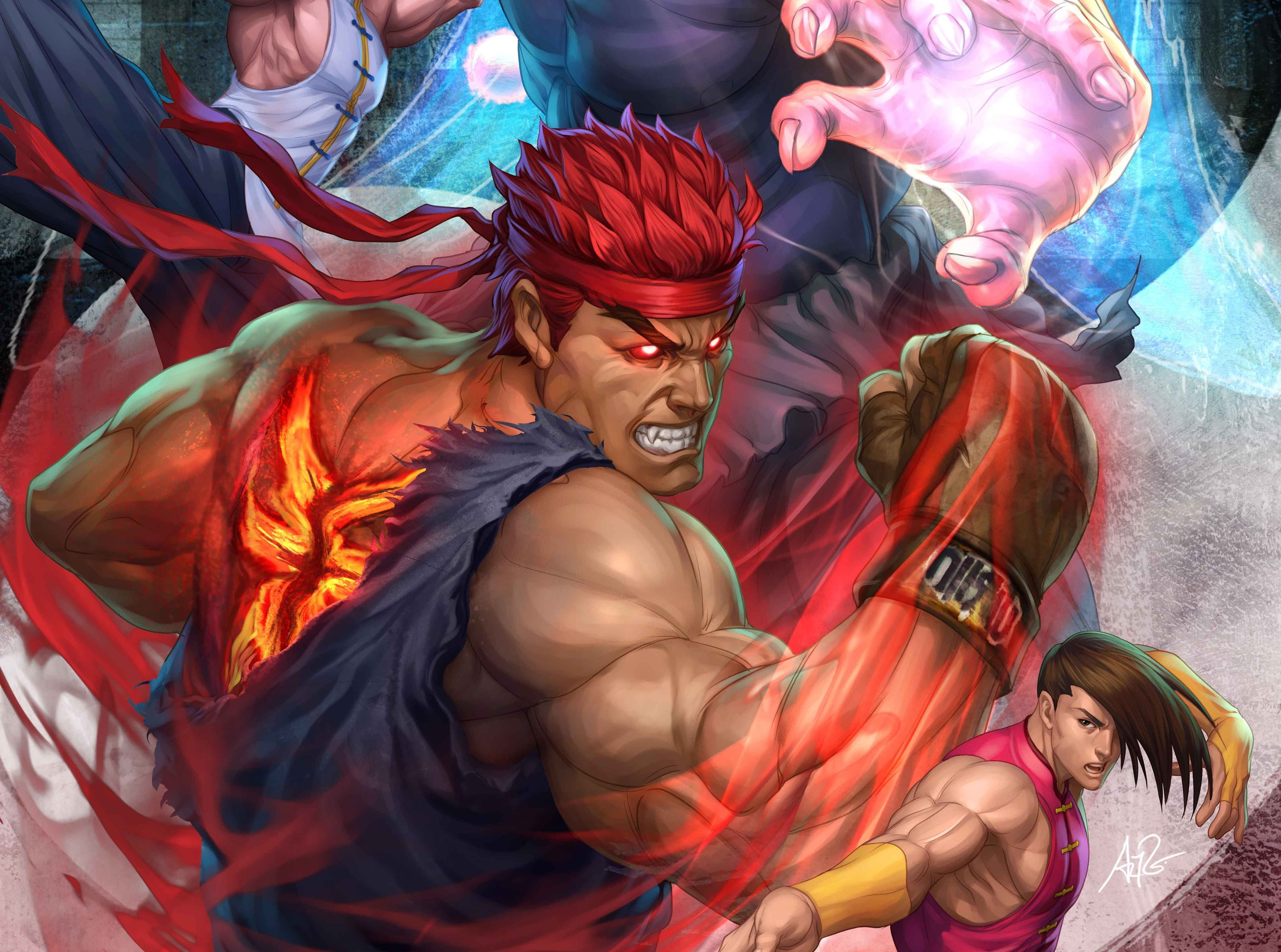 young adult, real people, people, super street fighter iv, casual clothing, fighter, digital, street, bonding, human representation, women, togetherness, HD Wallpaper