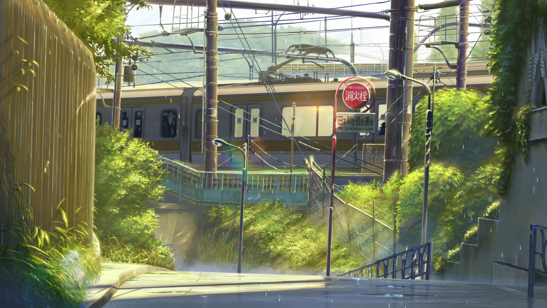 1080P, The Garden of Words, Makoto Shinkai, anime, HD Wallpaper