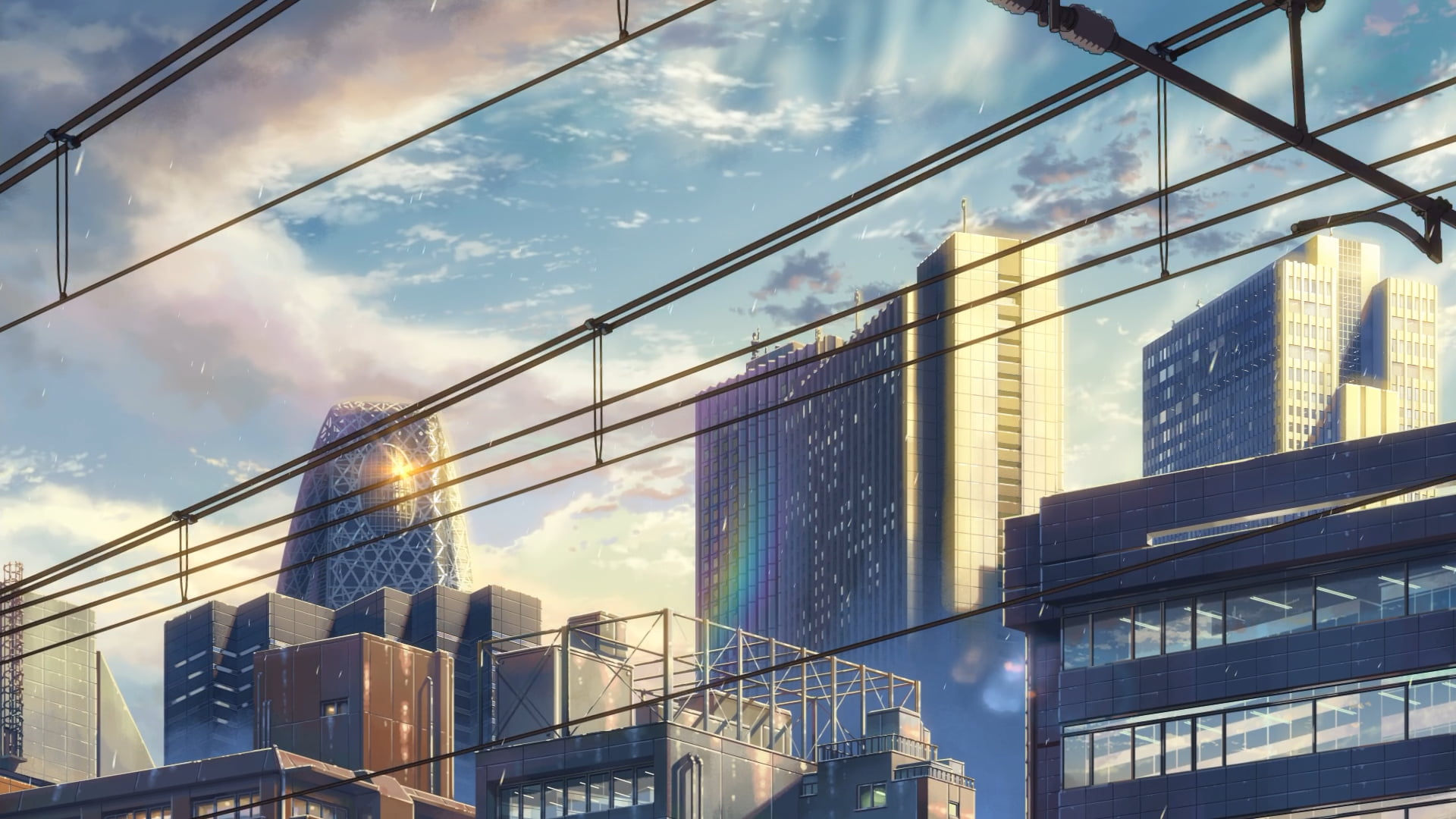 Makoto Shinkai, The Garden of Words, 1080P, Tokyo, HD Wallpaper