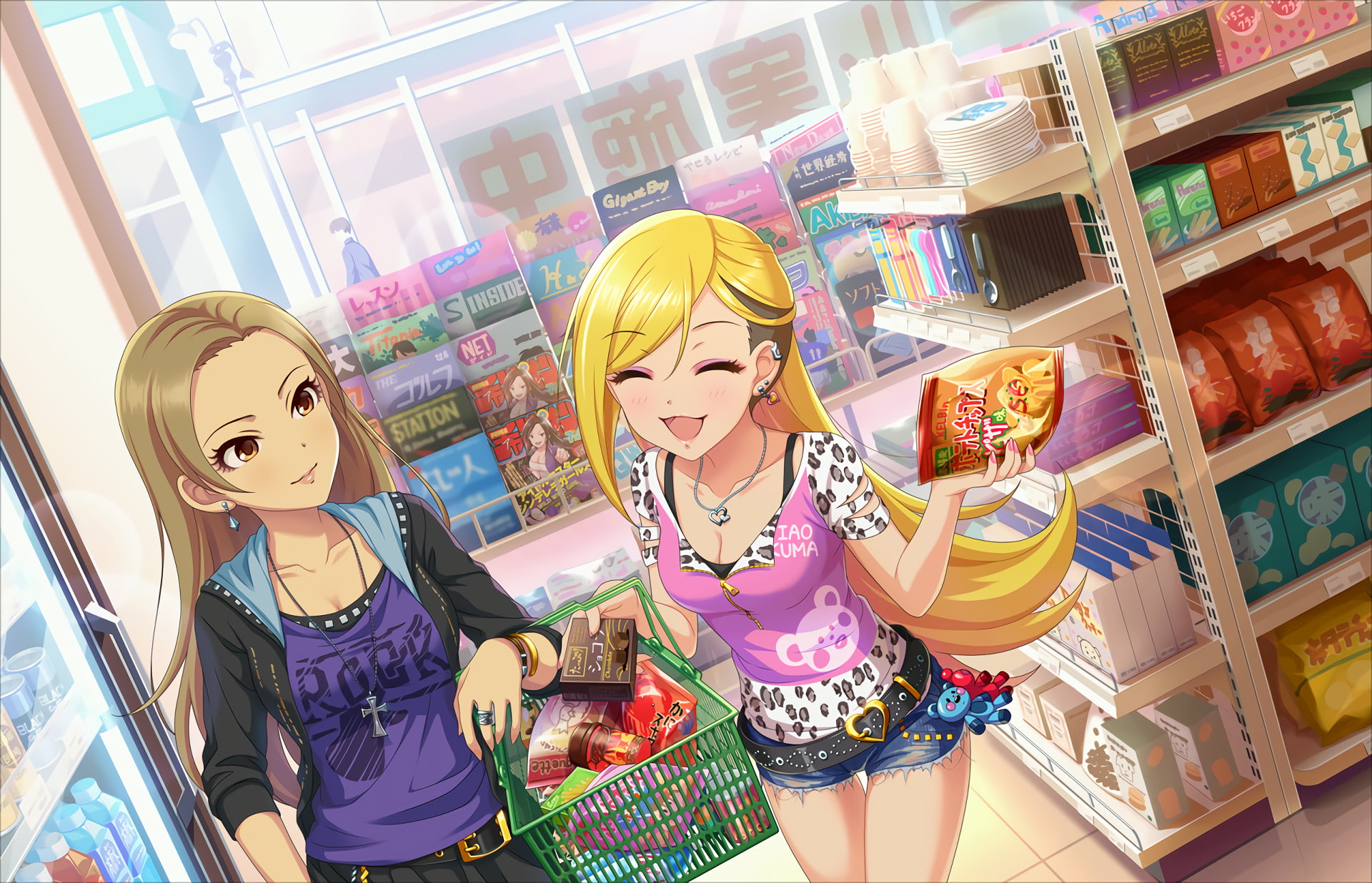 The Idolmaster: Cinderella Girls Starlight Stage, 1080P, Anime, Rina Fujimoto, Ryo Matsunaga, HD Wallpaper