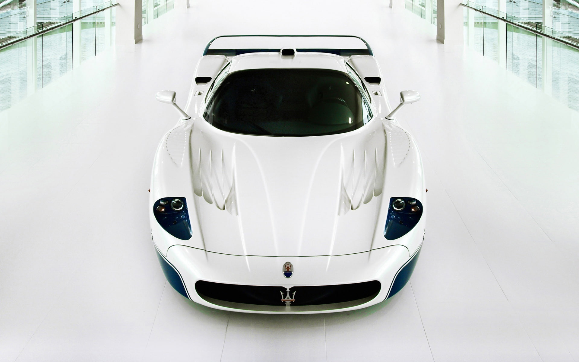 Maserati, 1080P, White, mc, Supercar, Color, HD Wallpaper