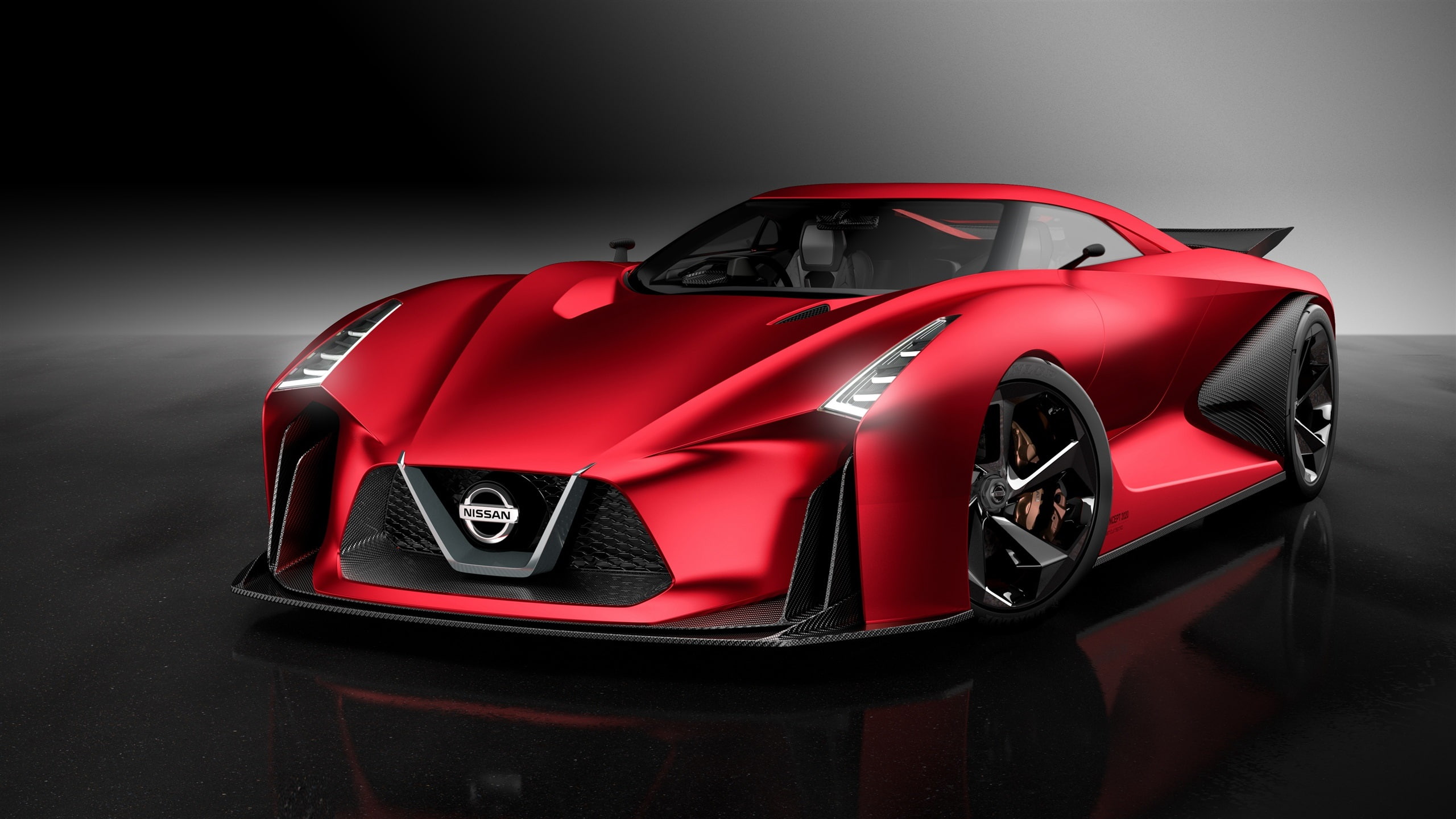 Nissan, vision, 2015, Red, View, 2K, gran, 2020, Turismo, Front, Supercar, Concept, HD Wallpaper