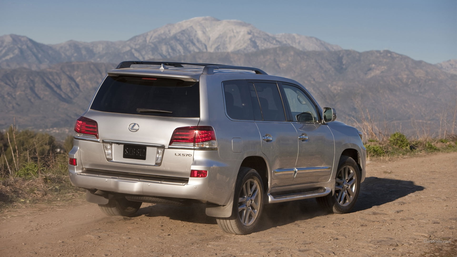 motor vehicle, vehicle, mountain range, transportation, remote, 4x4, Lexus VX570, non-urban scene, mountain, silver cars, day, Lexus, travel, formation, HD Wallpaper