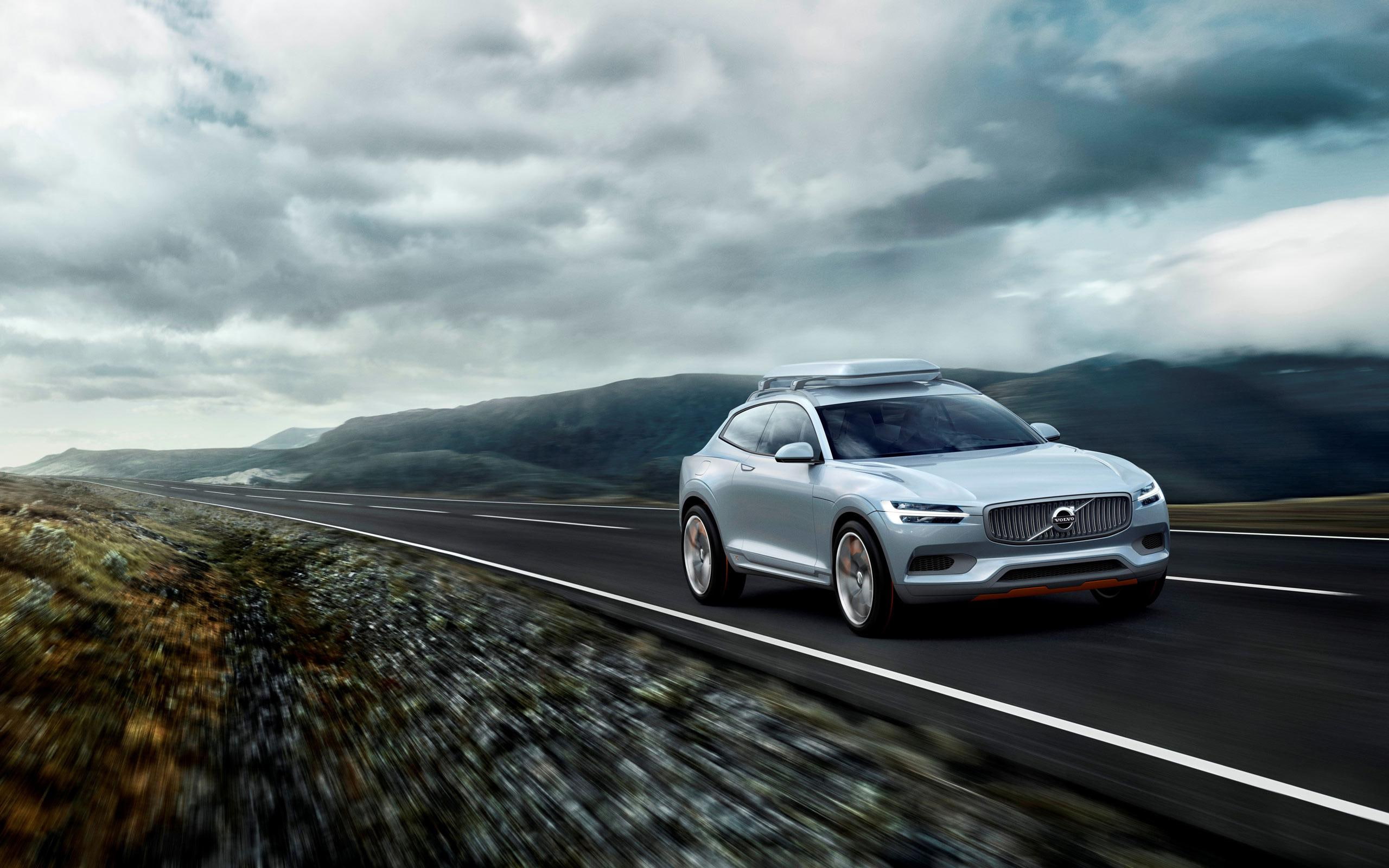 xc, volvo, 2014, gray, 2K, concept, cars, coupe, suv, HD Wallpaper