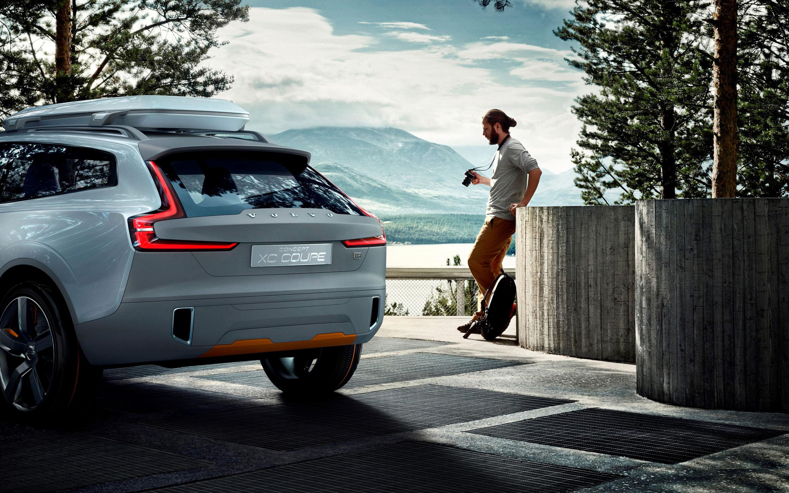 cars, 2K, volvo, concept, 2014, xc, silver, coupe, HD Wallpaper