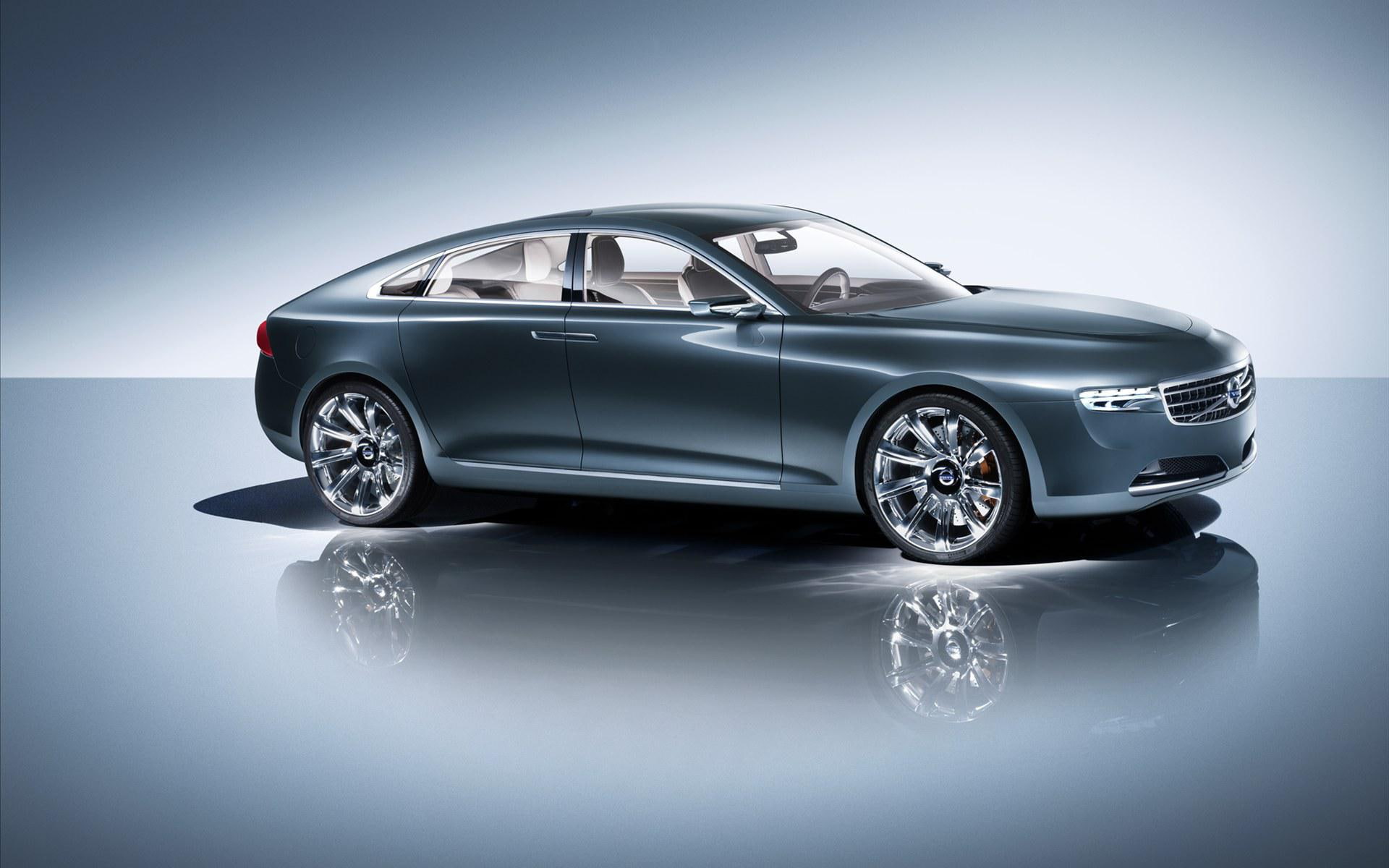 cars, concept, black, volvo, 2011, sedan, 1080P, compact, HD Wallpaper
