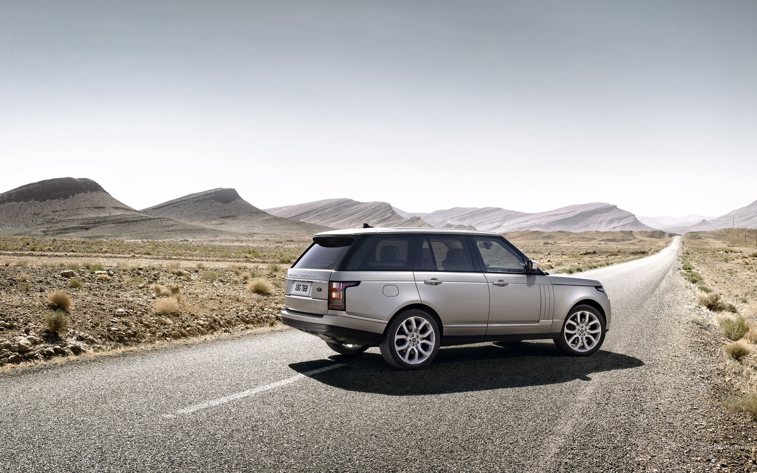 2K, range, suv, cars, road, desert, hd, rover, HD Wallpaper