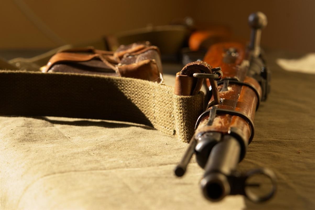 antique, shadow, gun, selective focus, old, wood - material, key, indoors, no people, history, still life, metal, mystery, gun mosin nagant, 480P, security, HD Wallpaper