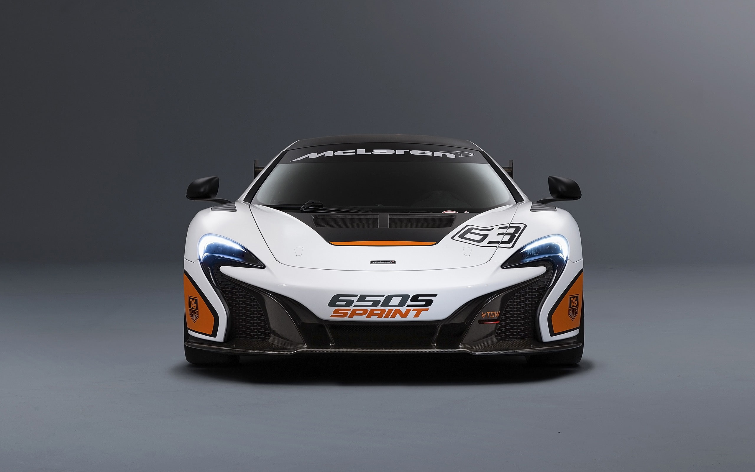 Supercar, 2015, Front, 2K, White, McLaren, s, View, sprint, HD Wallpaper