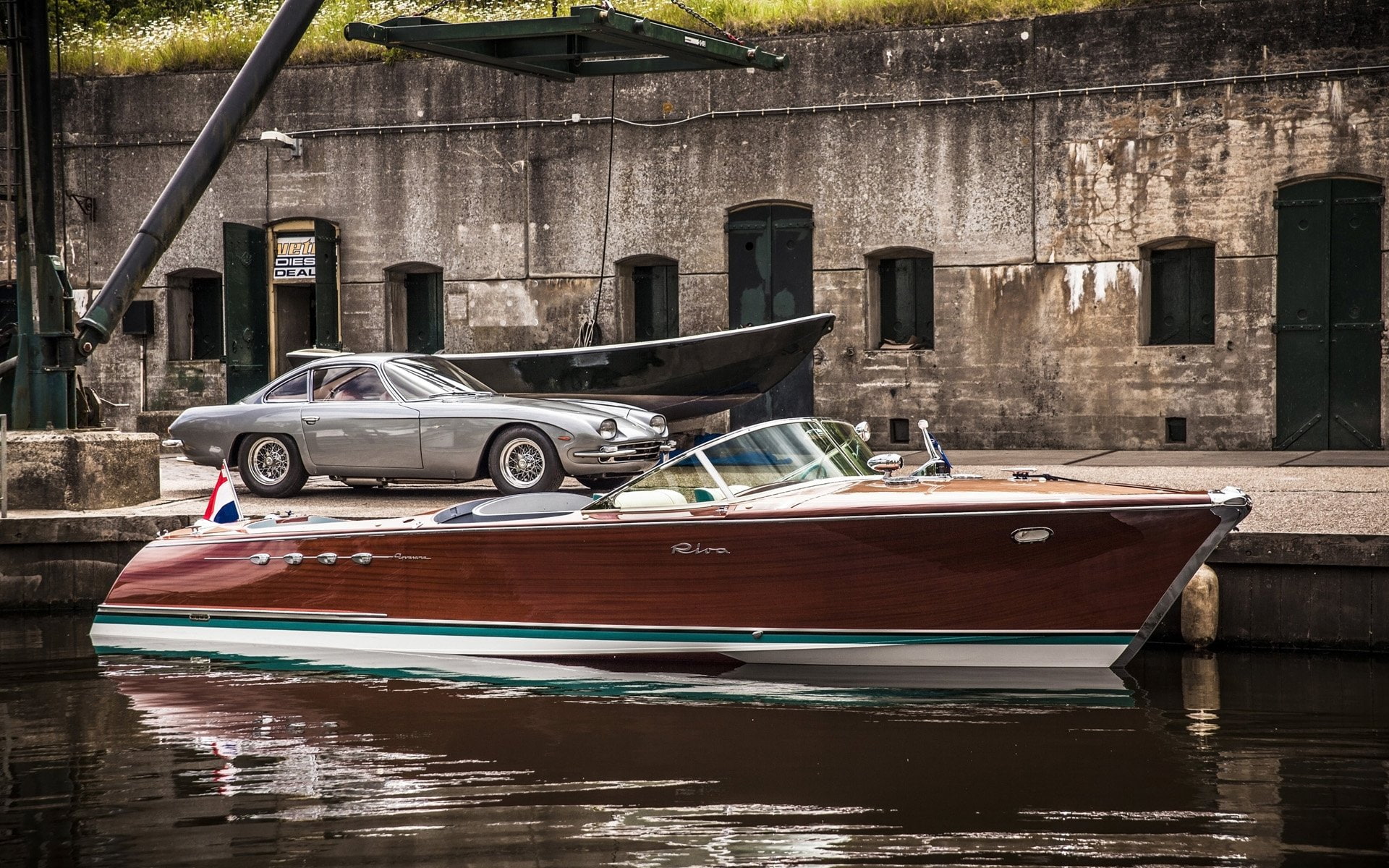 Lamborghini Riva Aquarama, Lamborghini, Vehicles, 1080P, Boat, HD Wallpaper