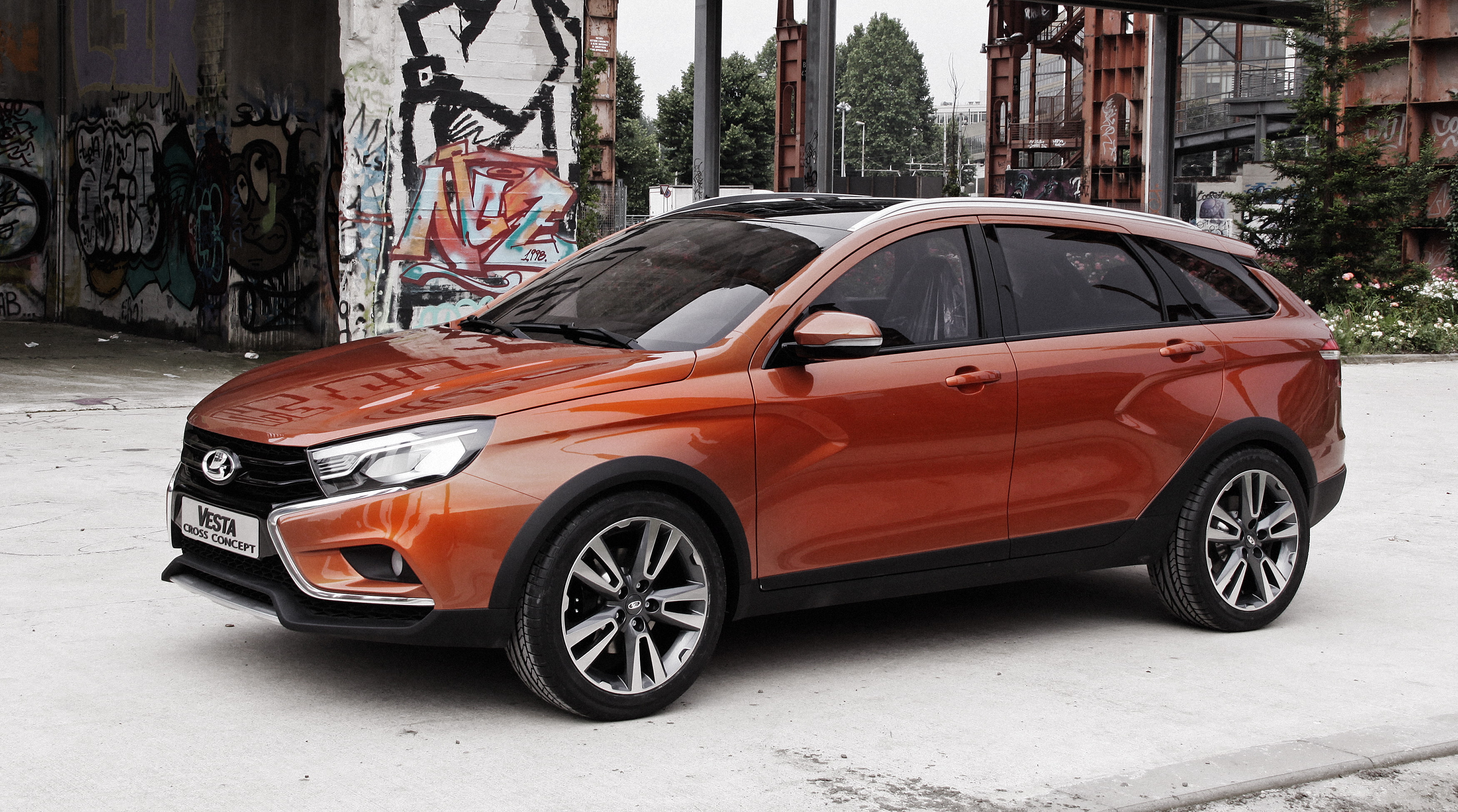 lada, concept, cross, vesta, 2K, HD Wallpaper