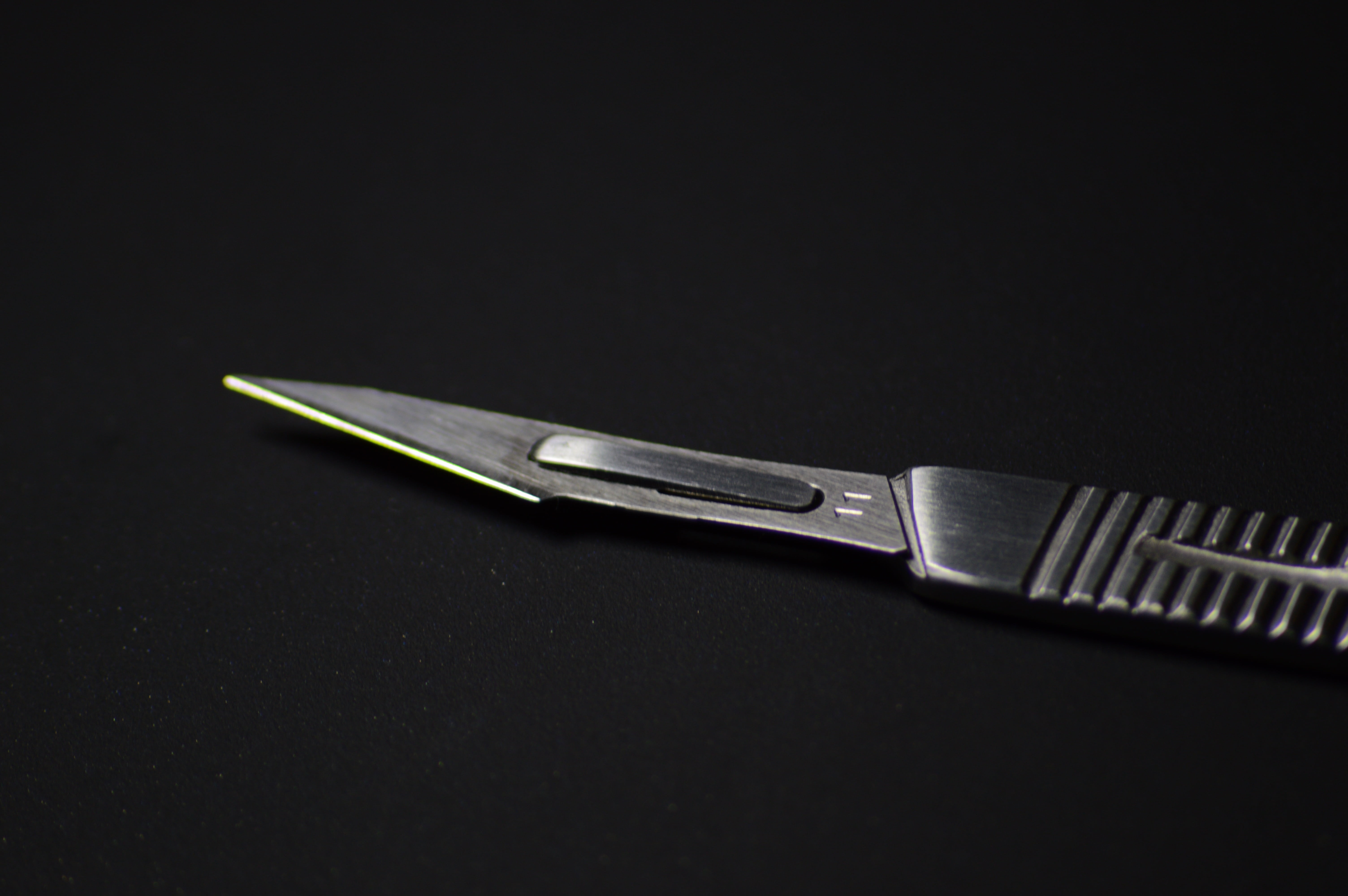 metal, black color, steel, sharp, silver - metal, knife - weapon, studio shot, knife, edge, equipment, 5K, alloy, close-up, aggression, two objects, work tool, HD Wallpaper
