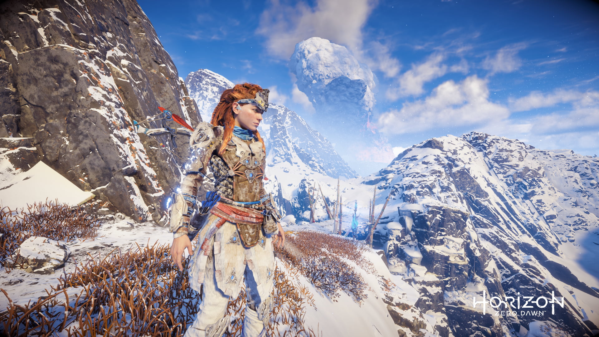 1080P, video games, screen shot, Horizon: Zero Dawn Frozen Wilds, horizon zero dawn, Aloy (Horizon: Zero Dawn), HD Wallpaper