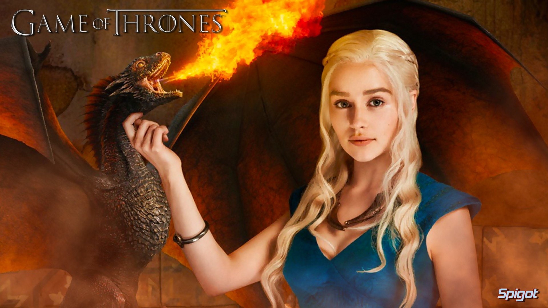 1080P, Emilia Clarke, Daenerys Targaryen, Game Of Thrones, TV Show, HD Wallpaper