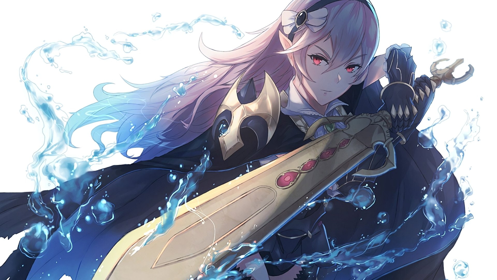 Fire Emblem, portrait, disguise, leisure activity, young women, adult, lifestyles, looking at camera, 1080P, nature, three quarter length, females, outdoors, HD Wallpaper