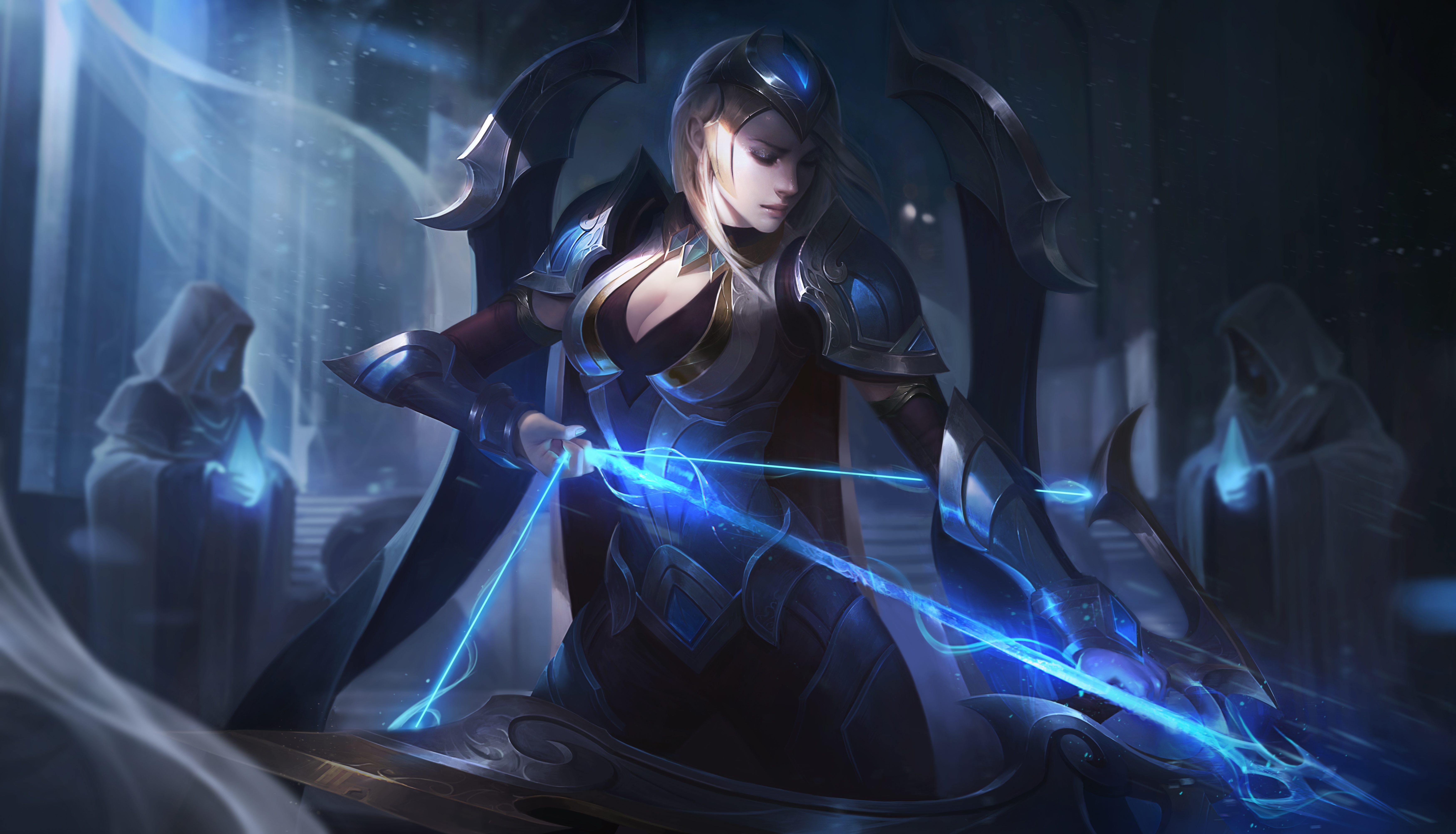 4K, Ashe, League of Legends, 8K, 5K, HD Wallpaper