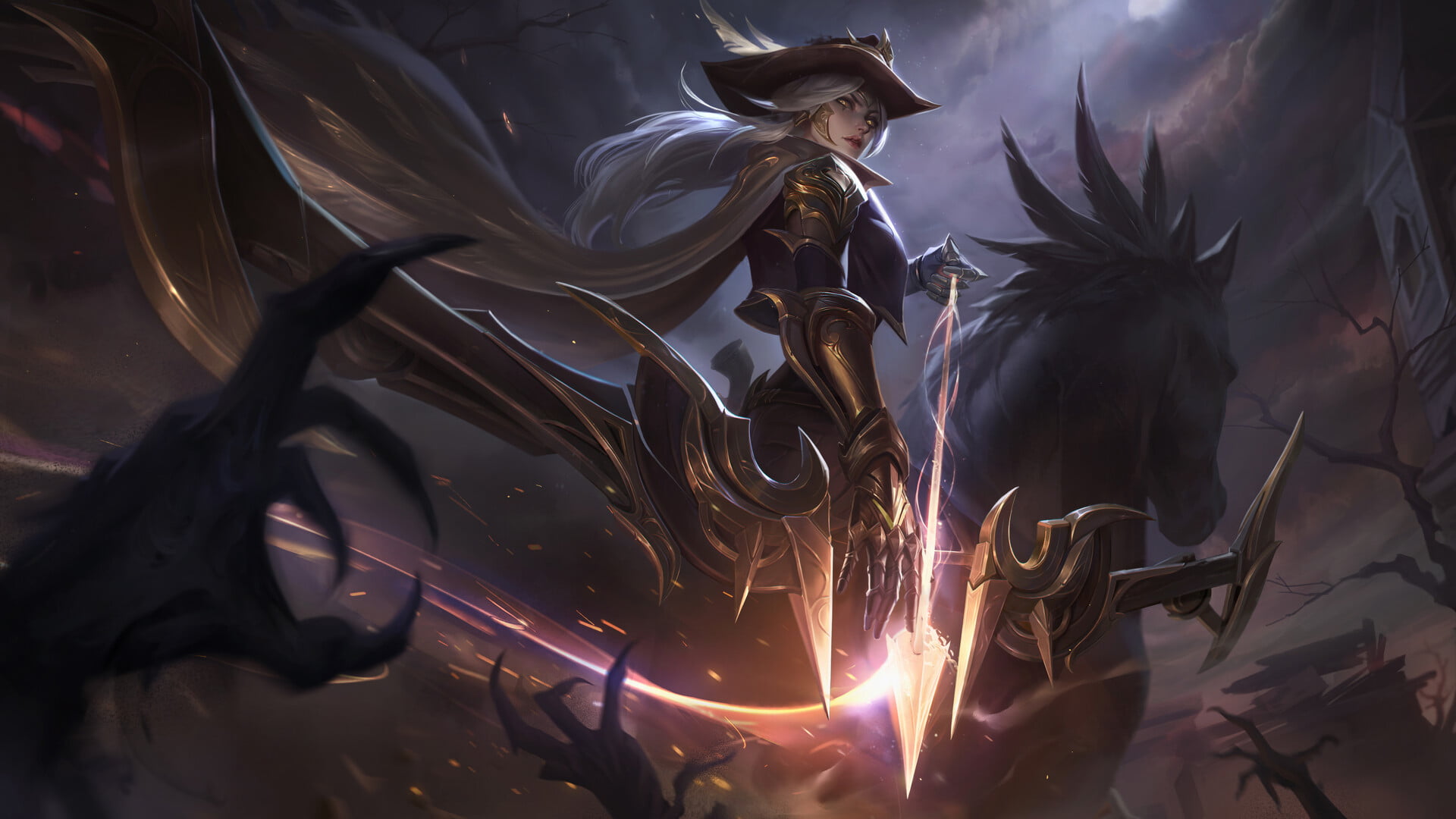 1080P, Video Game, Ashe (League Of Legends), League Of Legends, HD Wallpaper