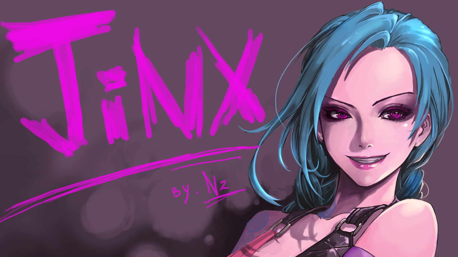 League of Legends, video games, Jinx (League of Legends), anime girls, League of Angels, ADC, 1080P, Jinx, HD Wallpaper