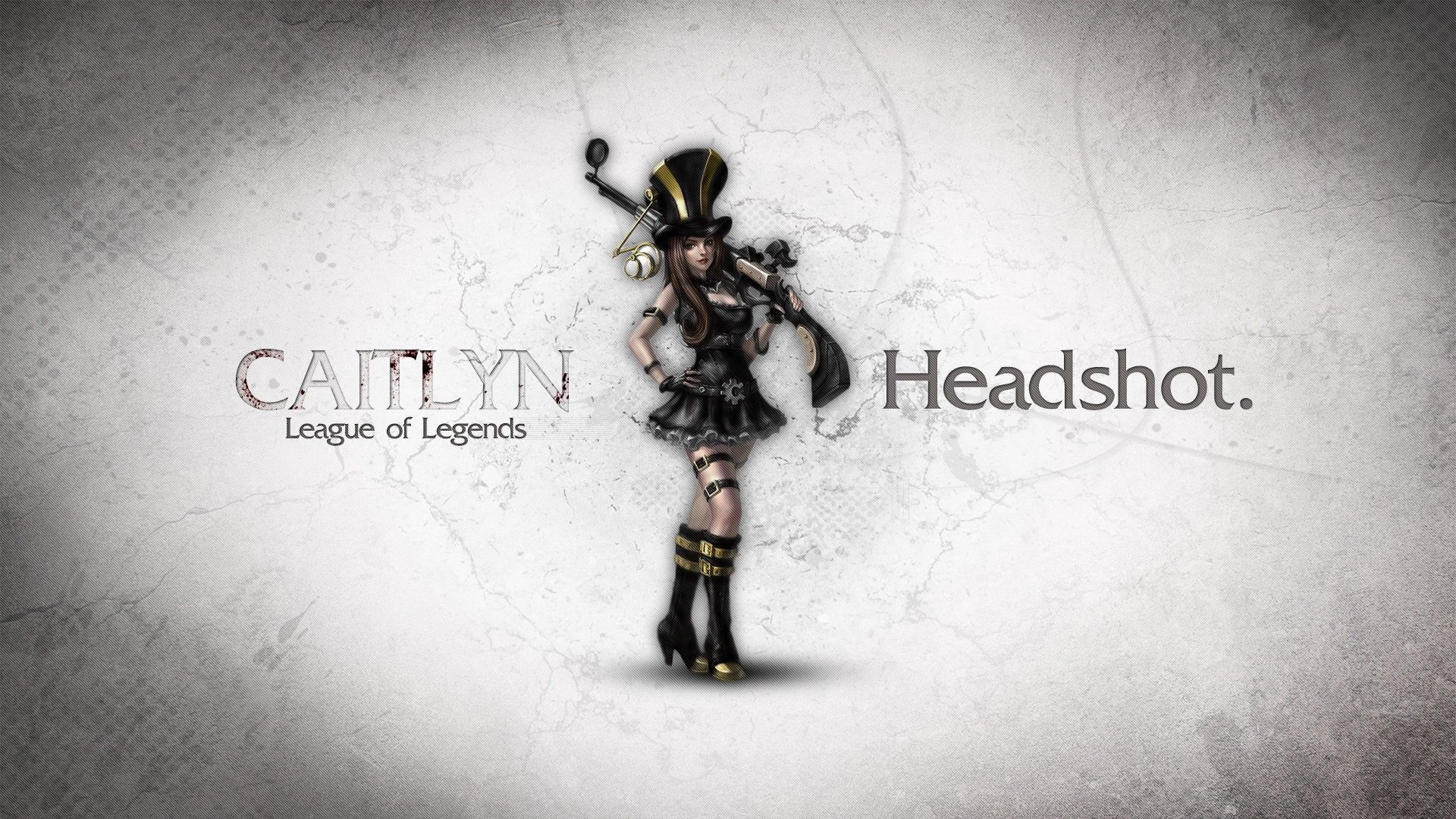 1080P, caitlyn league of legends league of angels anime girls league of legends video games adc, HD Wallpaper