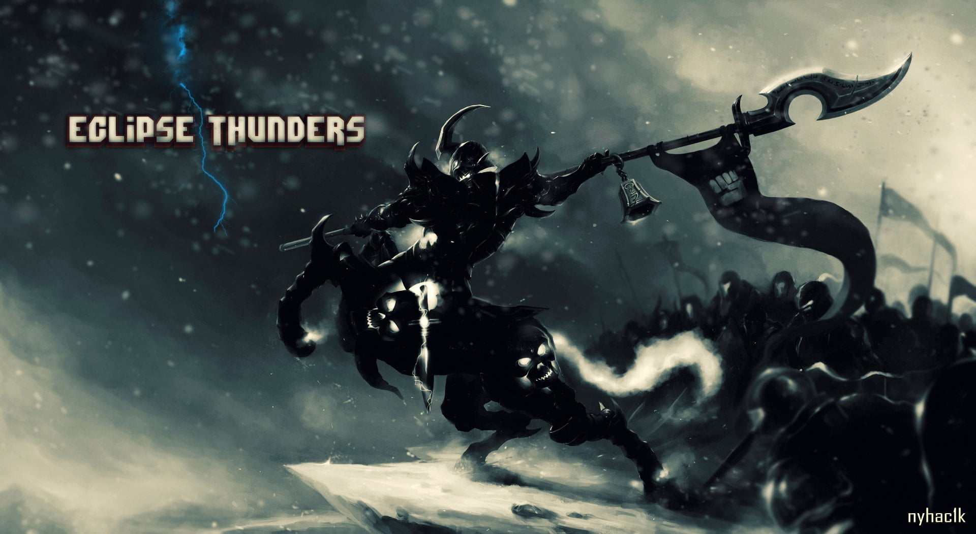 nature, animal representation, communication, Eclipse Thunders, Hecarim (League Of Legends), focus on foreground, day, animal, western script, outdoors, HD Wallpaper