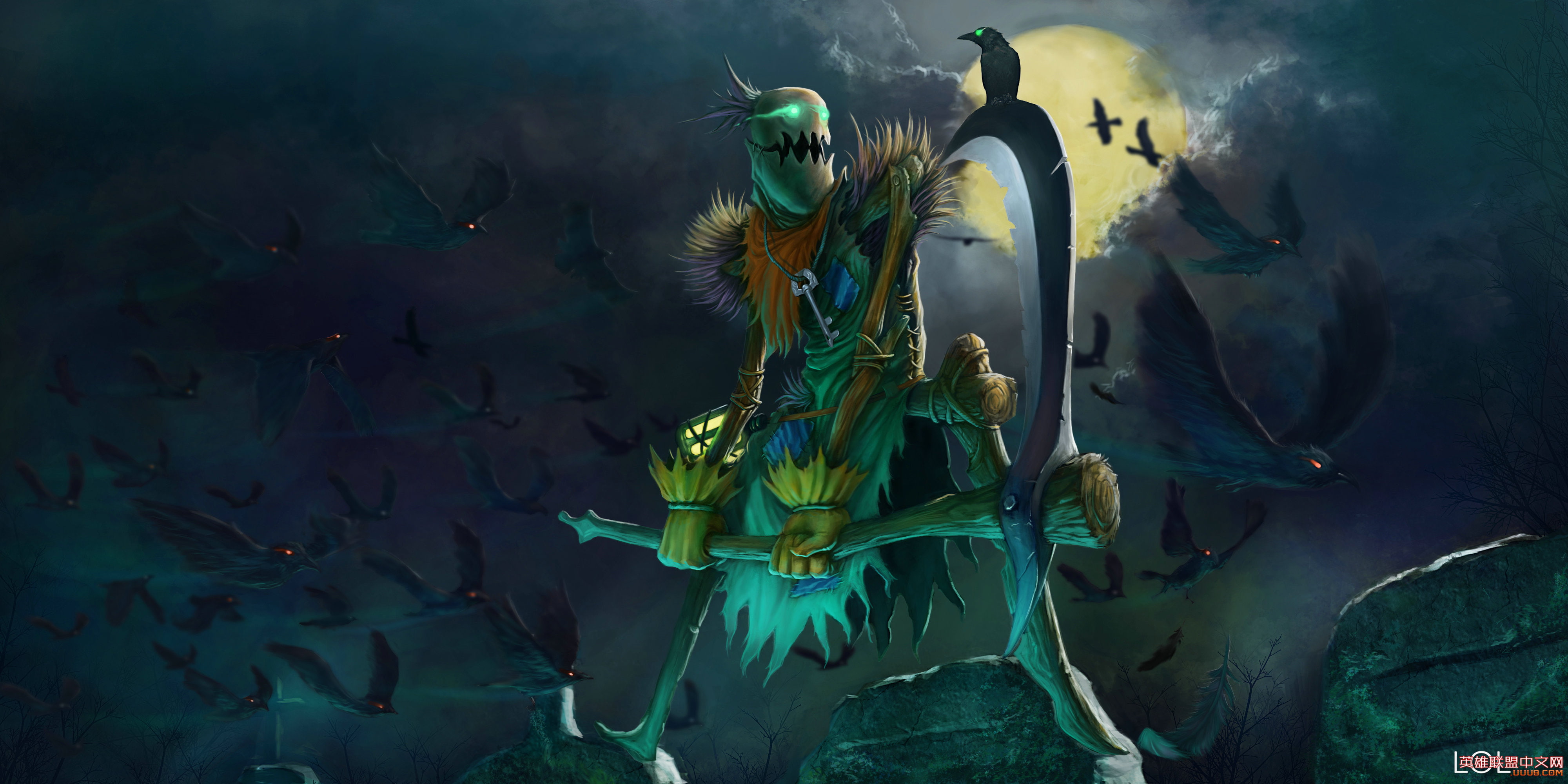 legends, league, fiddlesticks, 4K, HD Wallpaper
