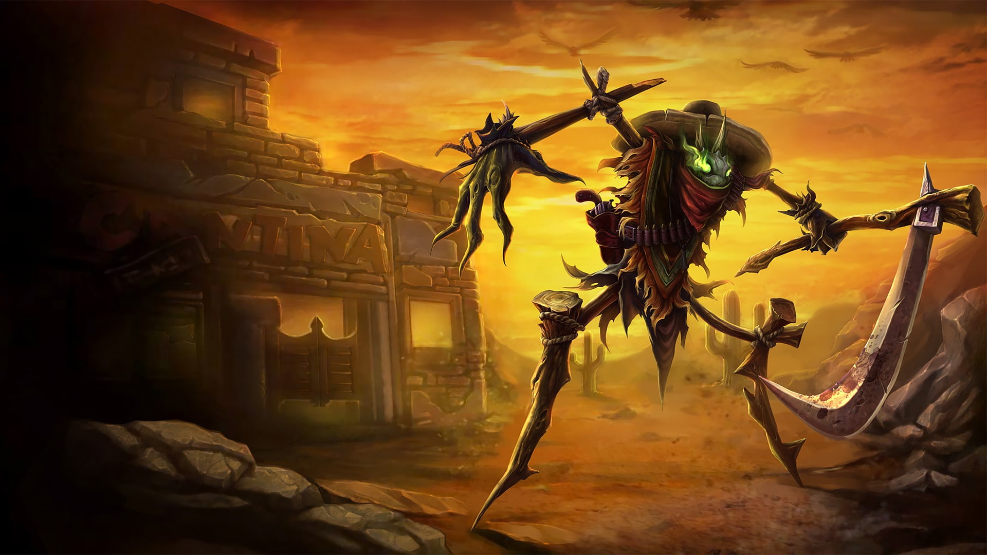 Fiddlesticks, 1080P, League Of Legends, HD Wallpaper