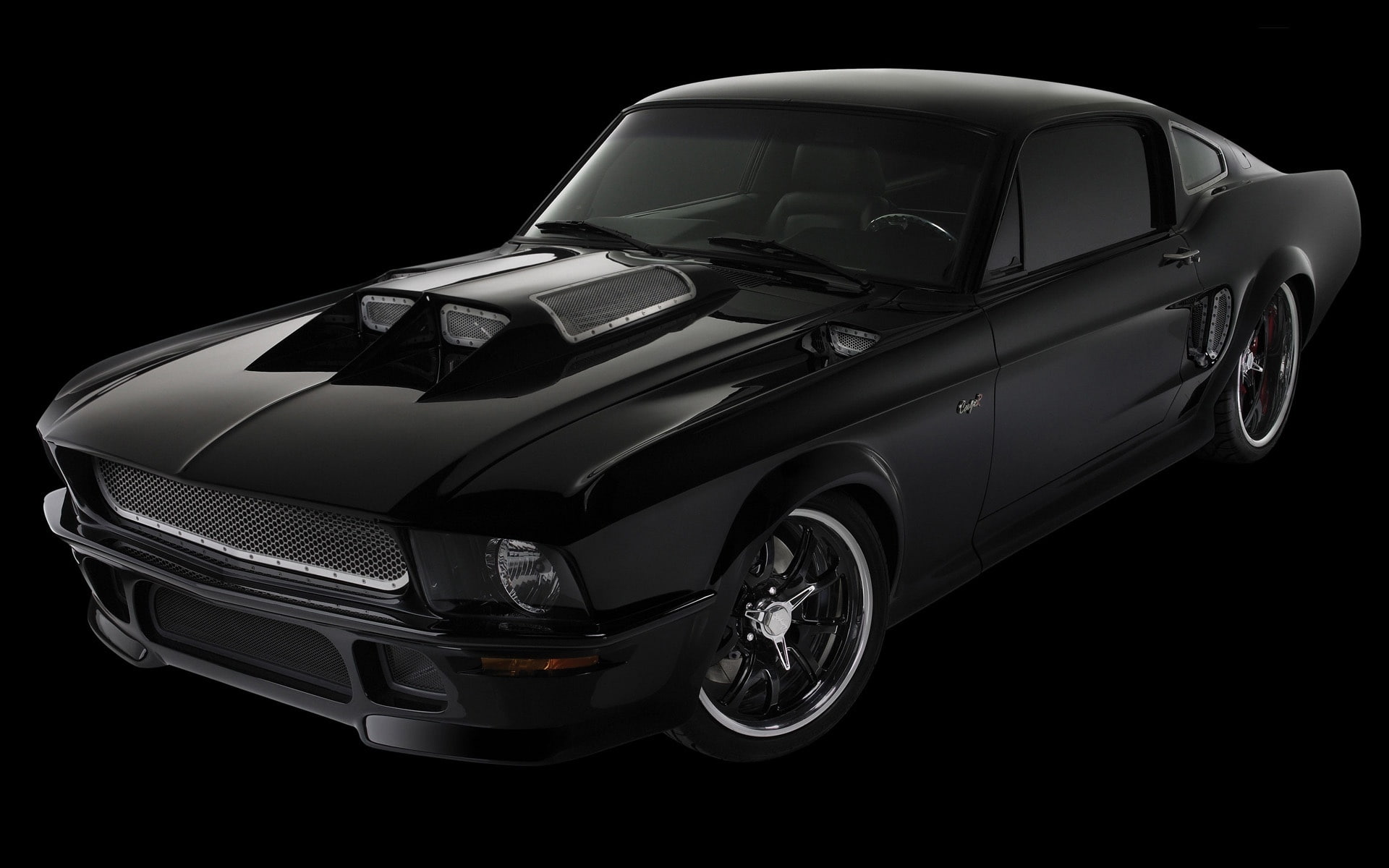 obsidian, 1080P, mustang, ford mustang, ford, HD Wallpaper