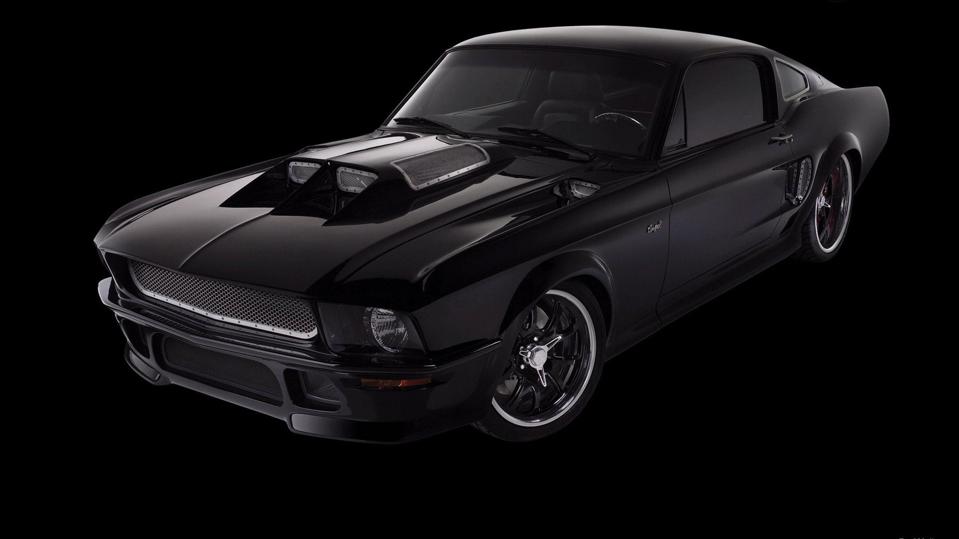 2006, obsidian, mustang, 1080P, HD Wallpaper