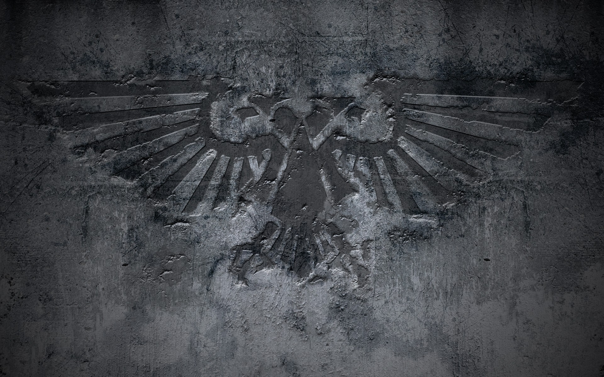 architecture, 1080P, vignette, backgrounds, close-up, creativity, old, human representation, indoors, full frame, art and craft, the past, warhammer 40 000 space marines imperial aquila, HD Wallpaper