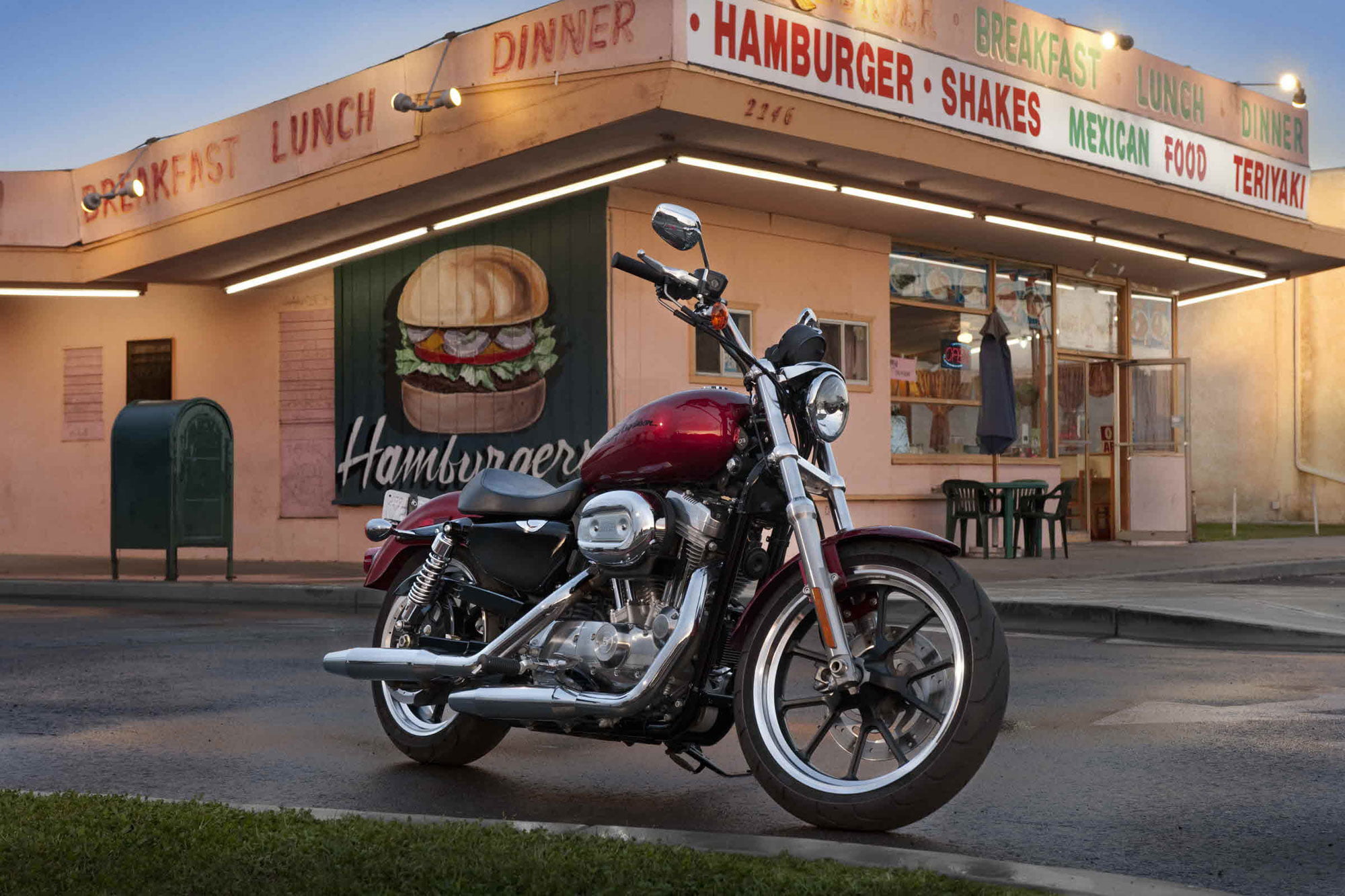 1080P, communication, text, built structure, sportster, 2012, street, davidson, parking, city, riding, land vehicle, harley, superlow, motorcycle, day, HD Wallpaper