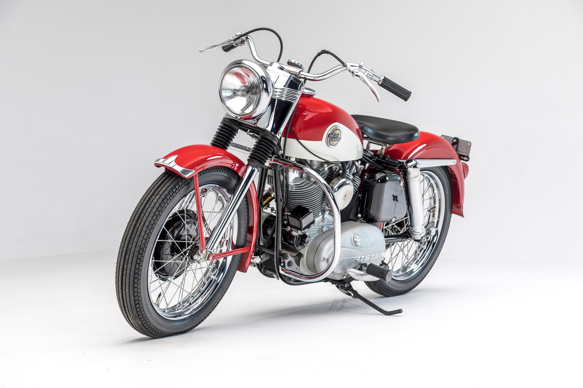 harley-davidson, 1080P, sportster, 1957, HD Wallpaper