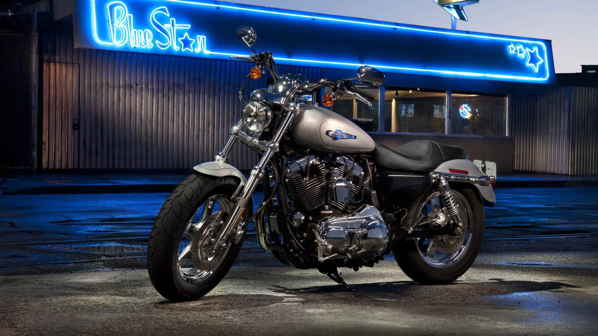 1080P, harley davidson sportster, HD Wallpaper