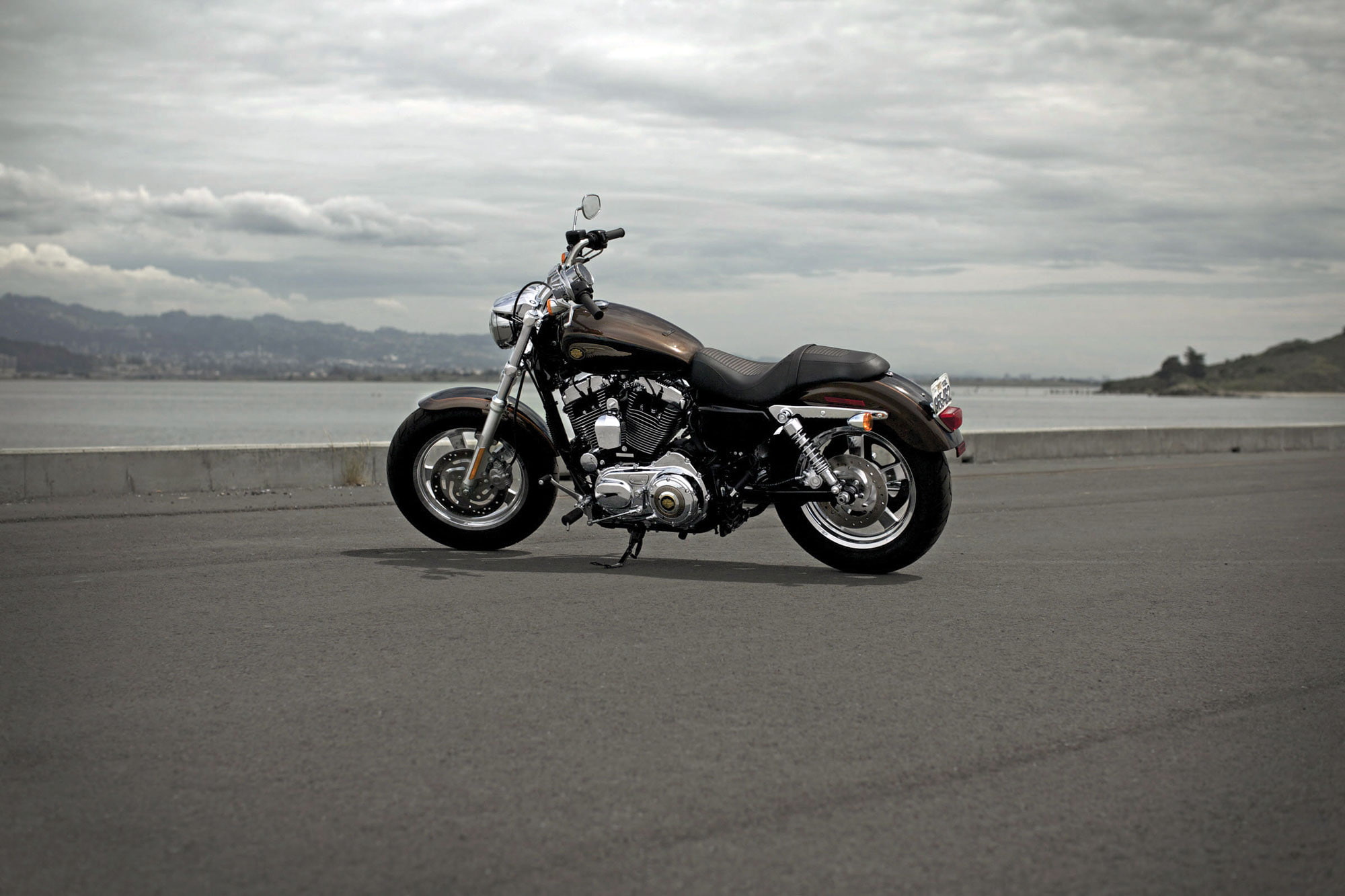 1080P, davidson, 2013, harley, xl1200c, custom, sportster, 1200, HD Wallpaper